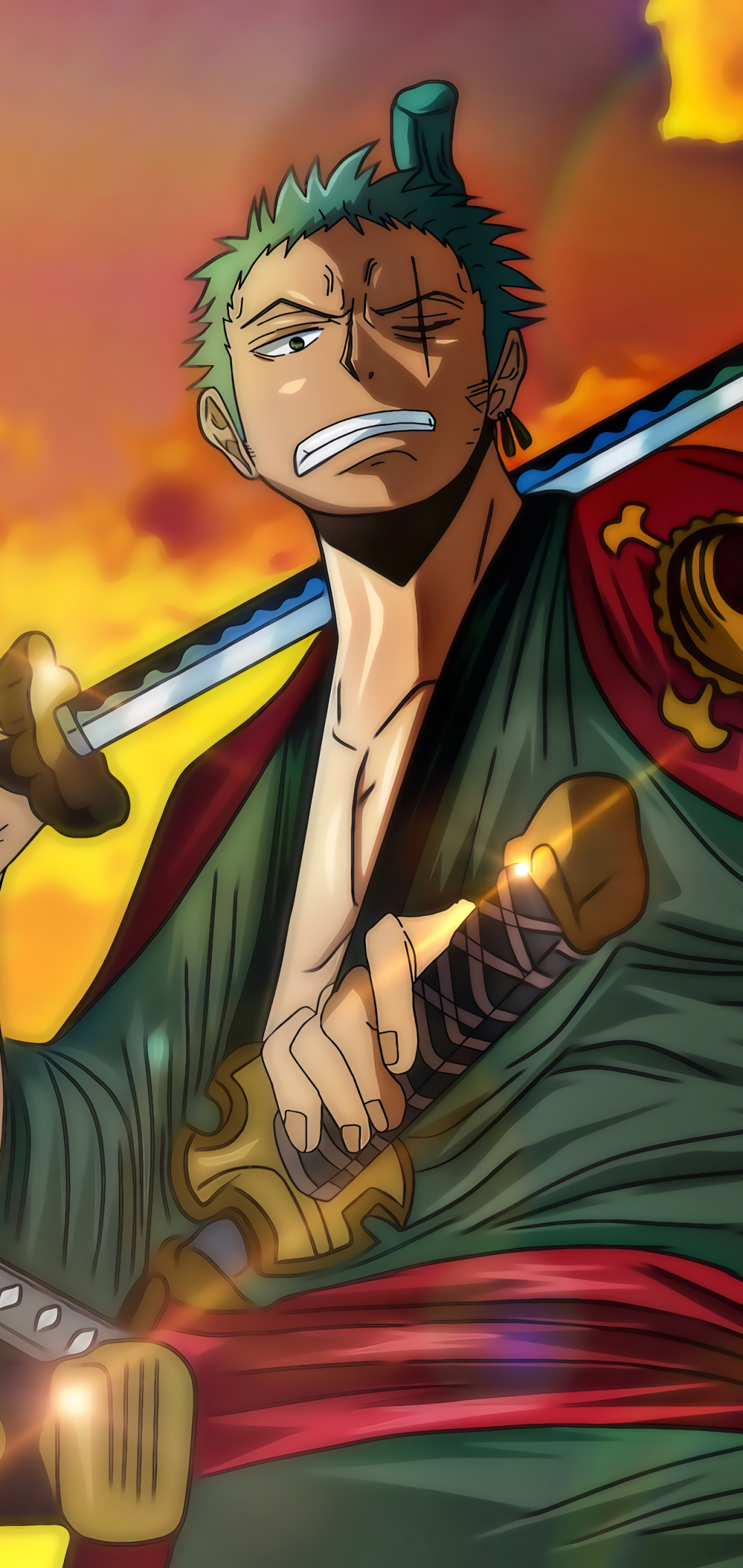 Roronoa Zoro, Enma katana, One Piece anime, HD Phone wallpaper