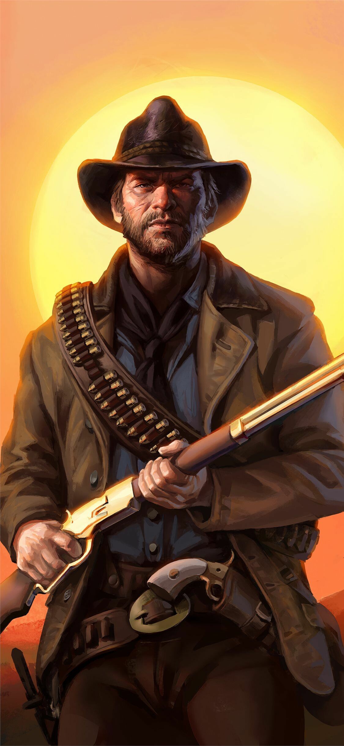 Red Dead Redemption, iPhone X wallpapers, Artistic brilliance, Best wallpapers for mobile, 1130x2440 HD Phone