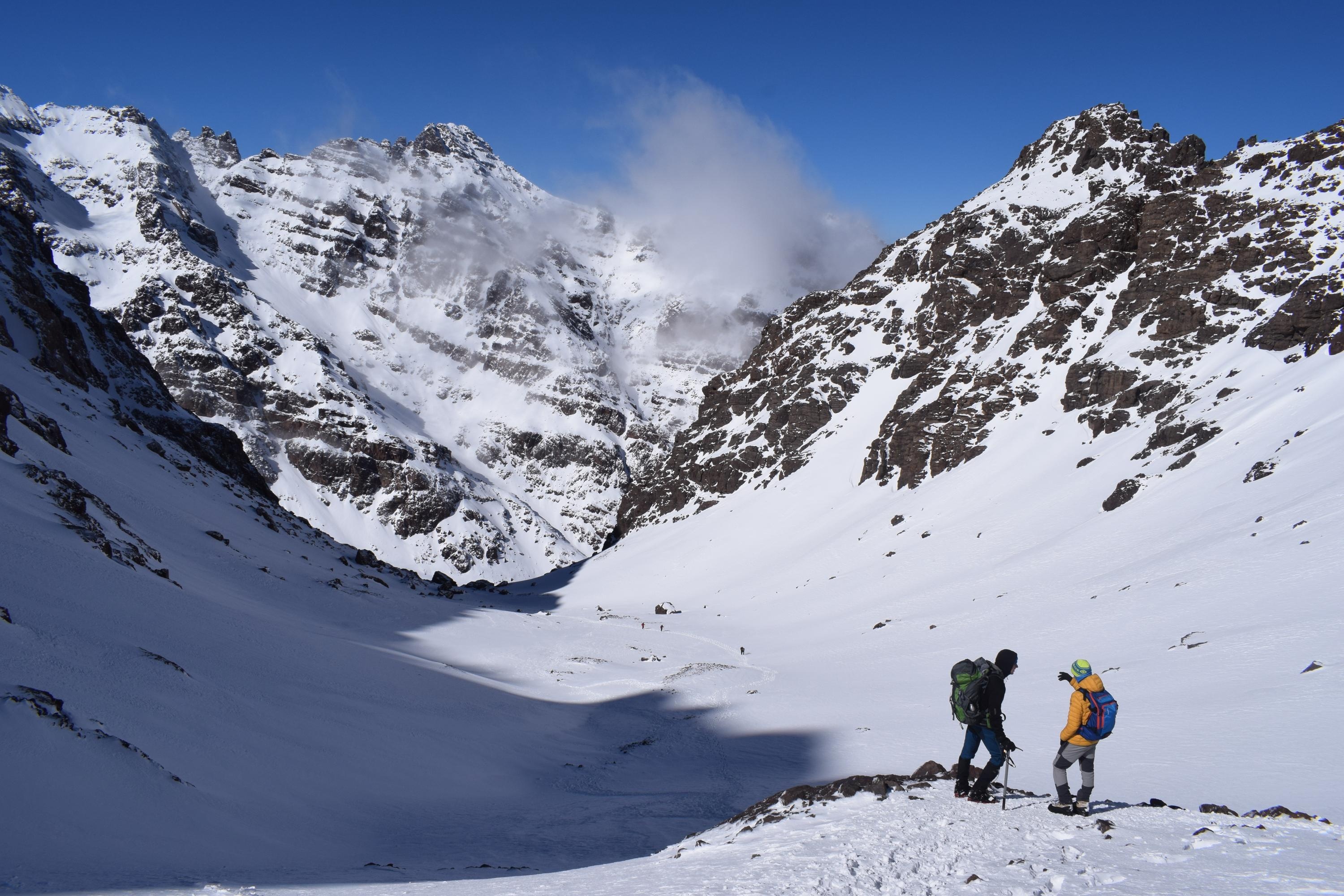 Mount Toubkal, Jebel Toubkal, Winter trekking, Rice and fries, 3000x2000 HD Desktop