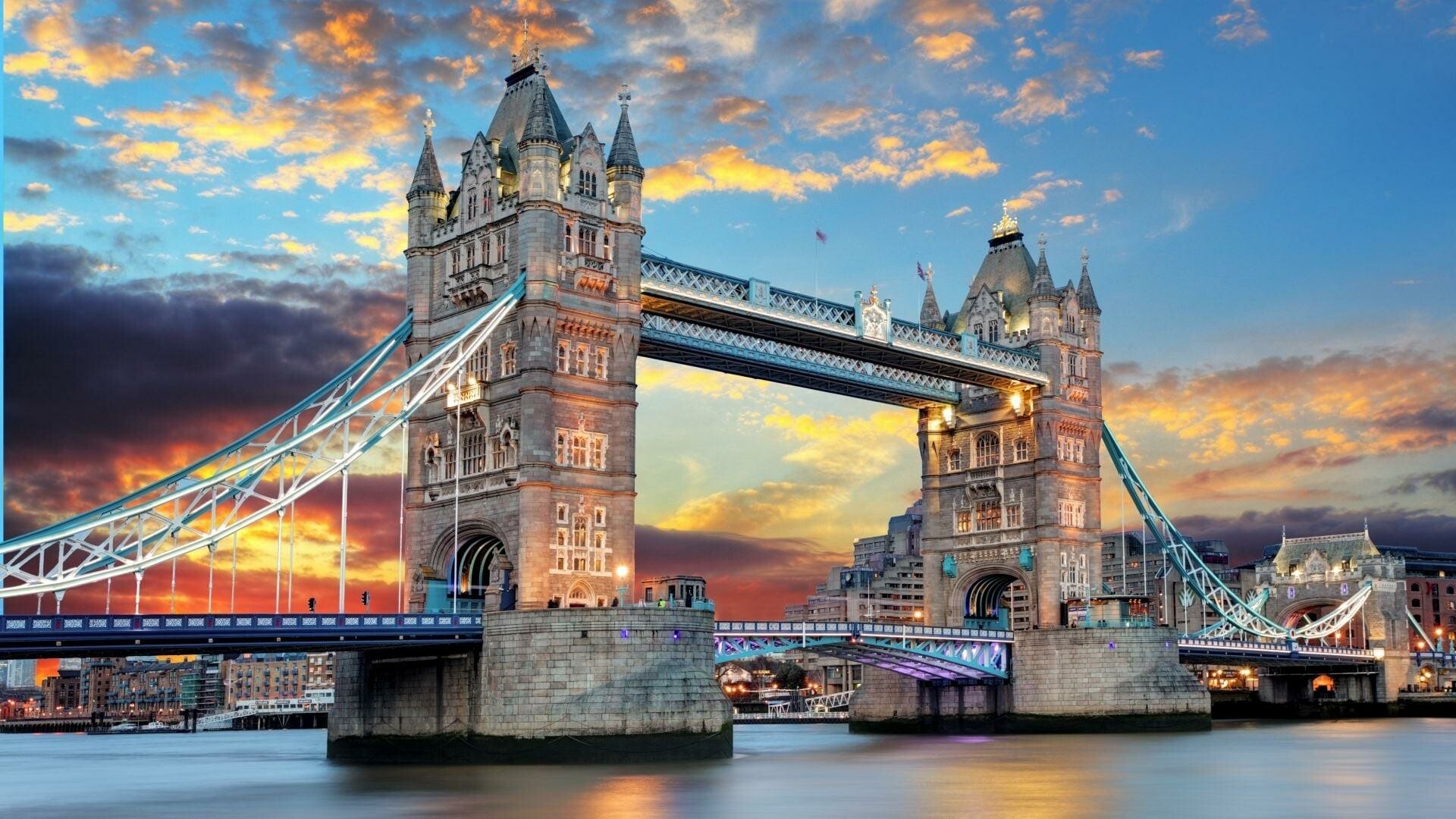 London Bridge, Tower Bridge, London, Wallpapers, 1920x1080 Full HD Desktop