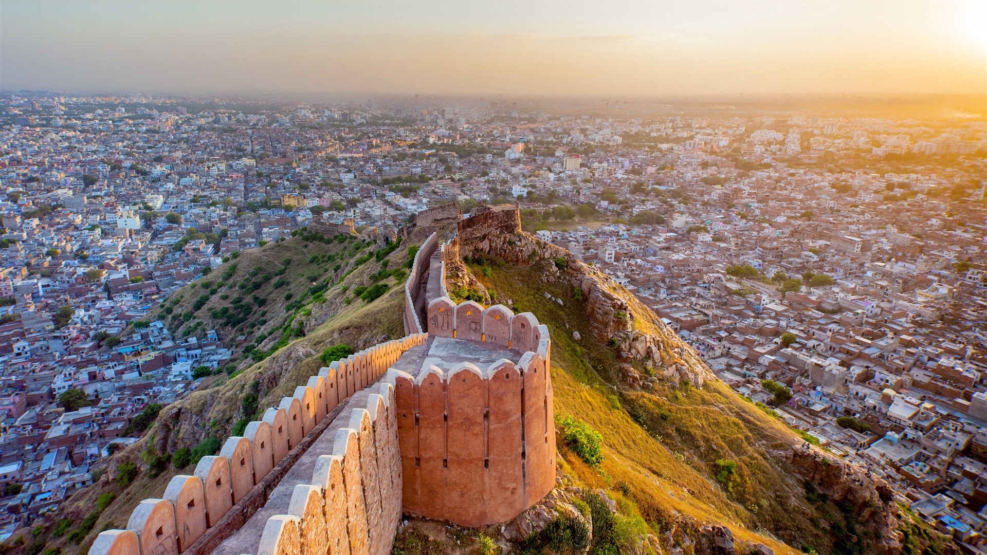 Nahargarh Fort, Royal heritage, Jaipur beauty, KDE store, 1920x1080 Full HD Desktop