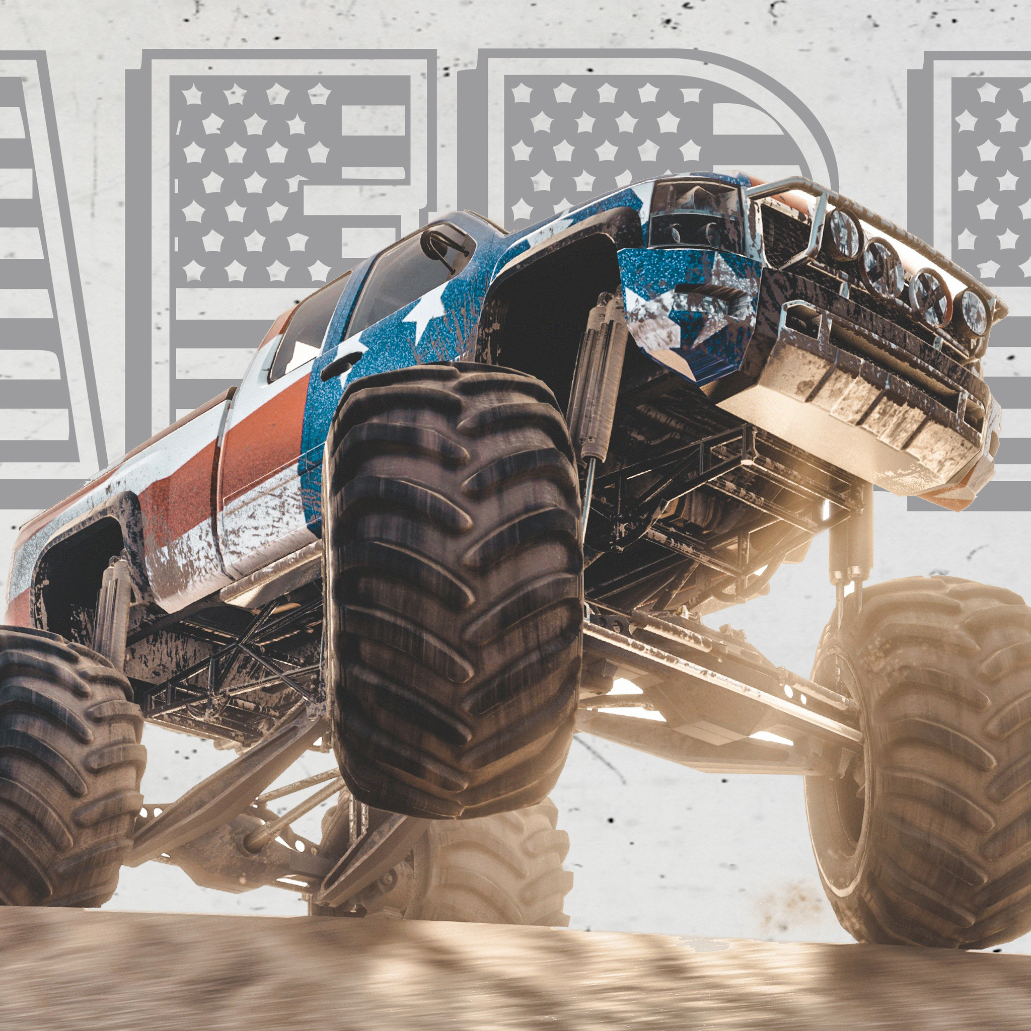 Monster Truck, The Crew game, HD wallpapers, Stunning visuals, 2050x2050 HD Phone