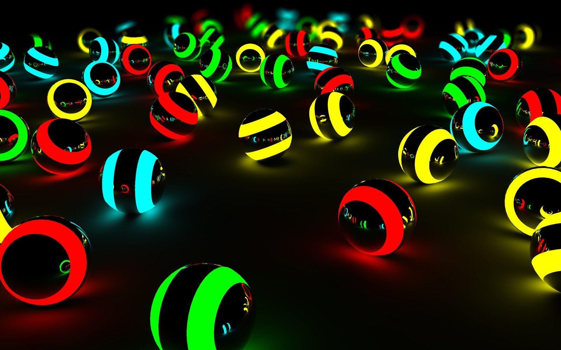 Glow in the dark, Neon brilliance, Mesmerizing visuals, Enigmatic charm, 1920x1200 HD Desktop