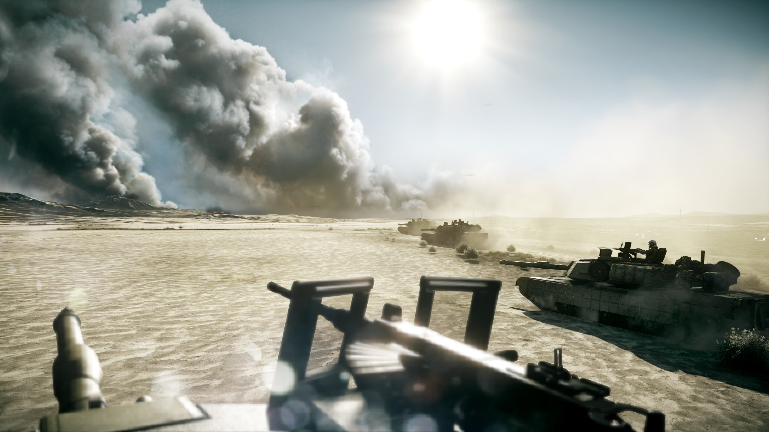 Battlefield 3, Real tank warfare, Authentic battlefield, Armored vehicles, 2540x1430 HD Desktop