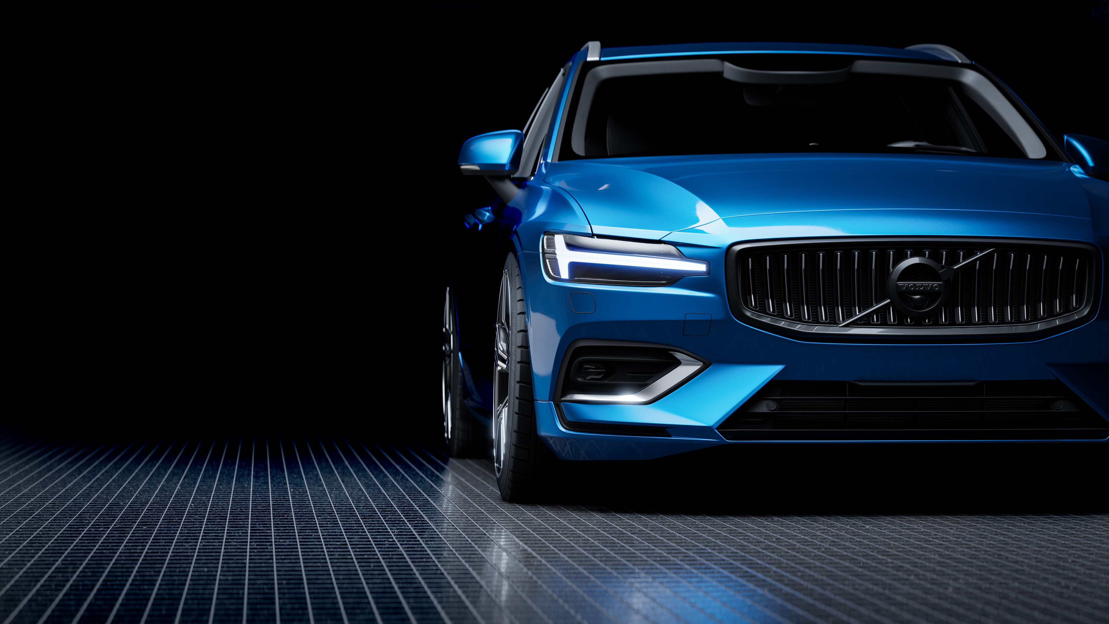 Volvo XC60, Kevin Meurling Portfolio, In the dark, 3840x2160 4K Desktop