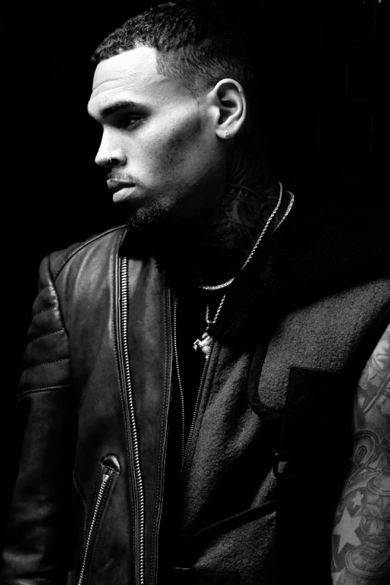 Chris Brown's legacy, Memorable visuals, Inspiring music, Iconic influence, 1280x1920 HD Phone