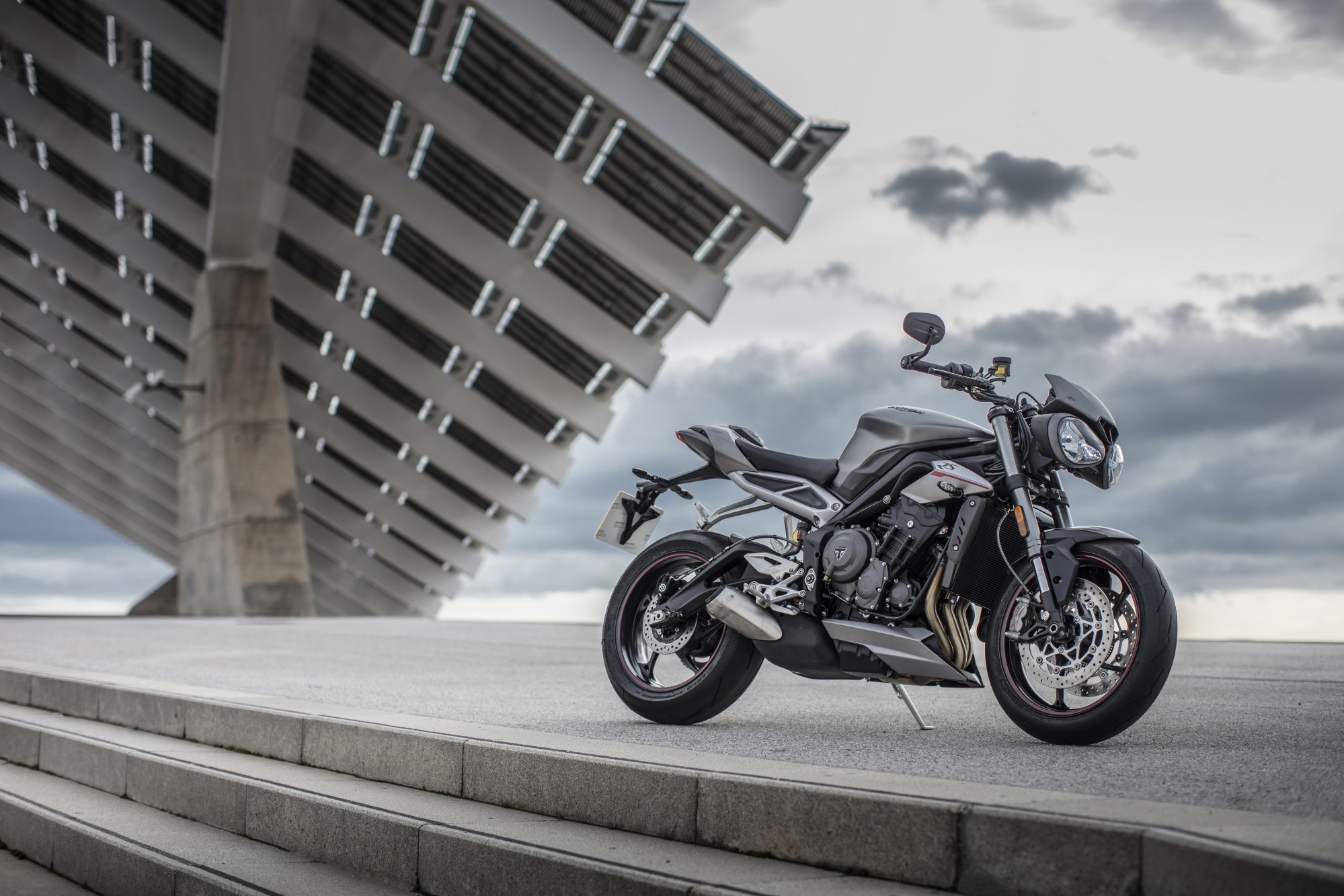 Parc del forum Barcelona, Triumph Street Triple RS Wallpaper, 2000x1340 HD Desktop