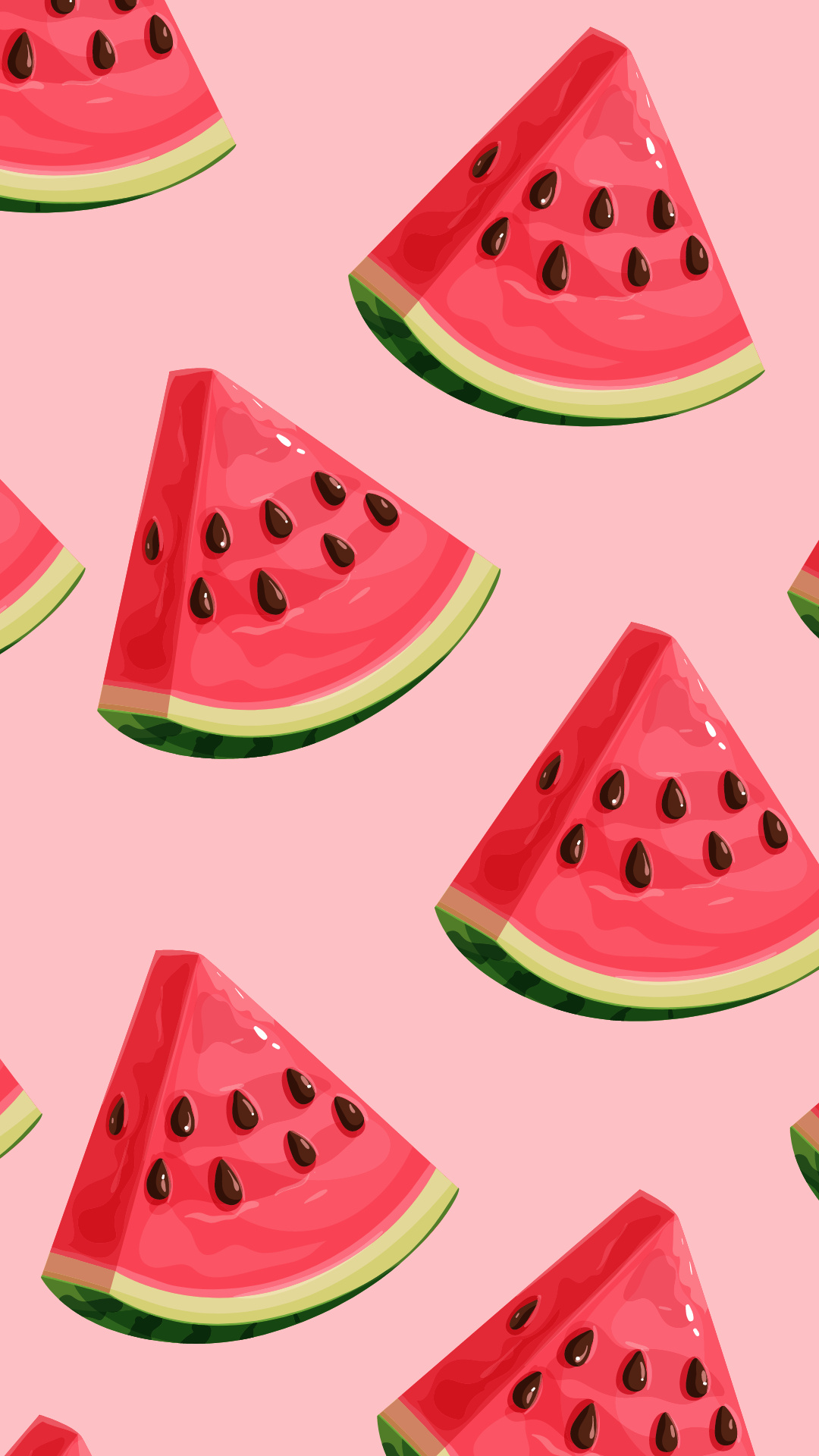 Pink watermelon wallpaper, Aesthetic summer design, Phone wallpaper, Artistic vision, 1080x1920 Full HD Phone