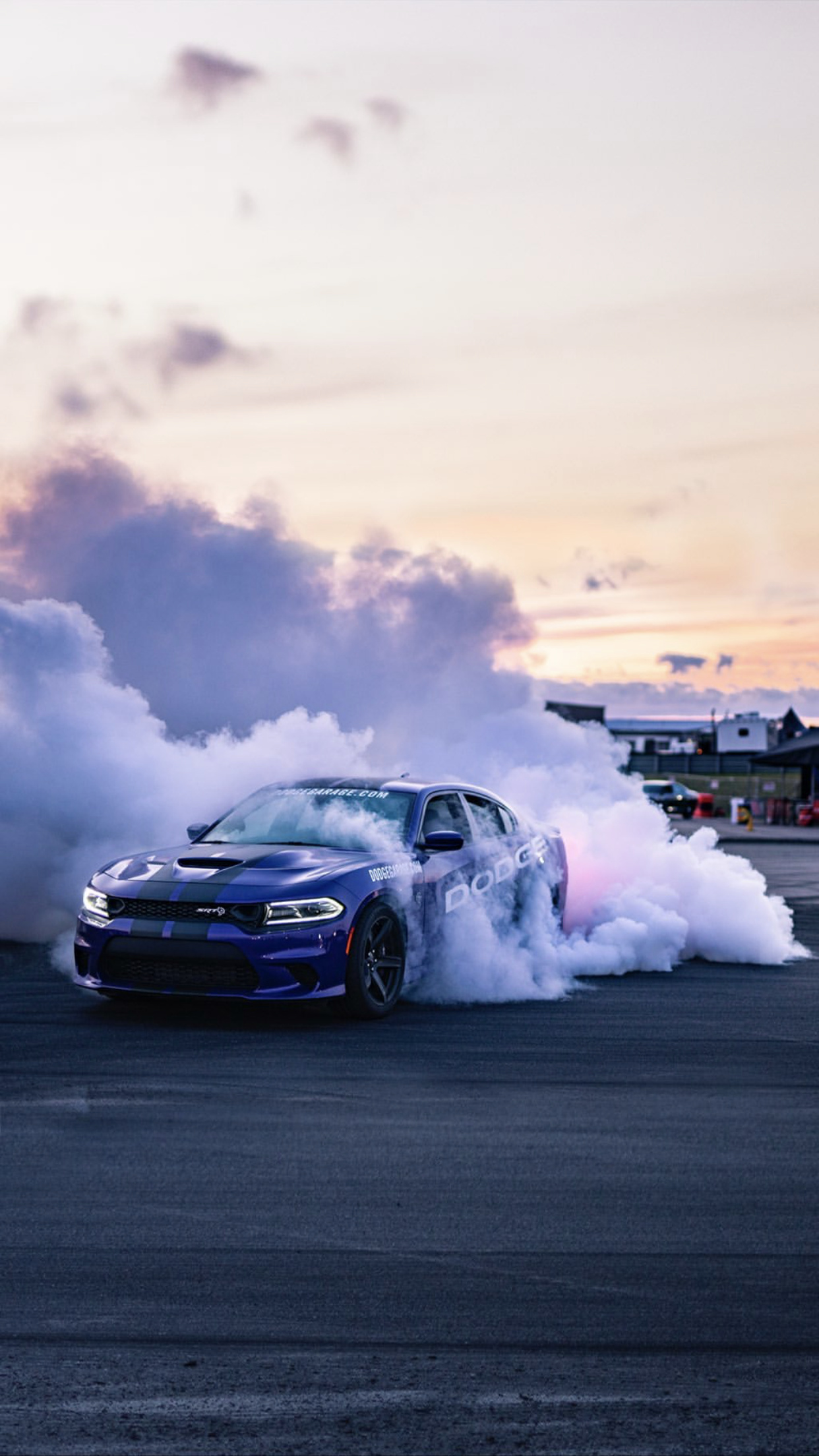 Drift on Dodge, Car Race Wallpaper, 1250x2210 HD Phone