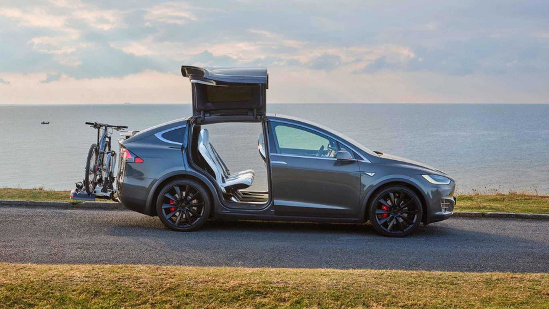 Right Side, Tesla Model X Wallpaper, 1920x1080 Full HD Desktop