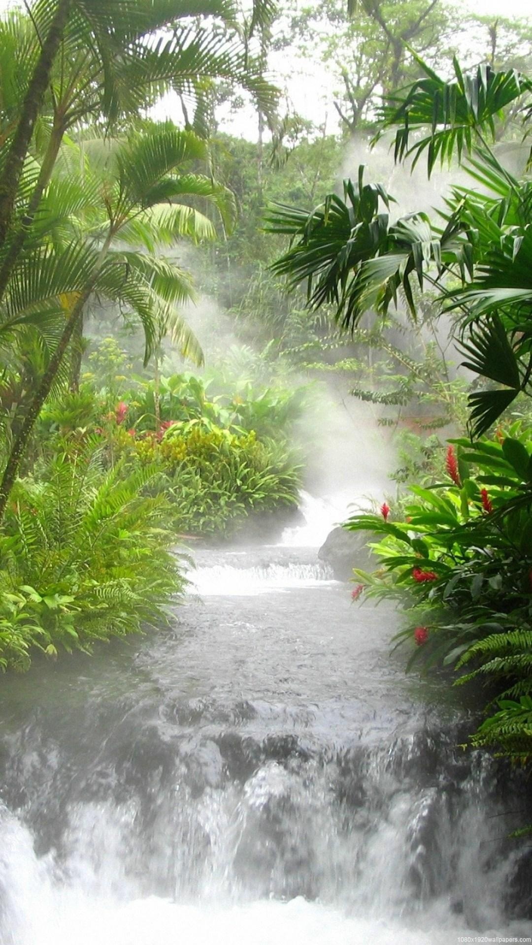 Costa Rica, HD wallpapers, Majestic volcanoes, Untouched nature, 1080x1920 Full HD Phone