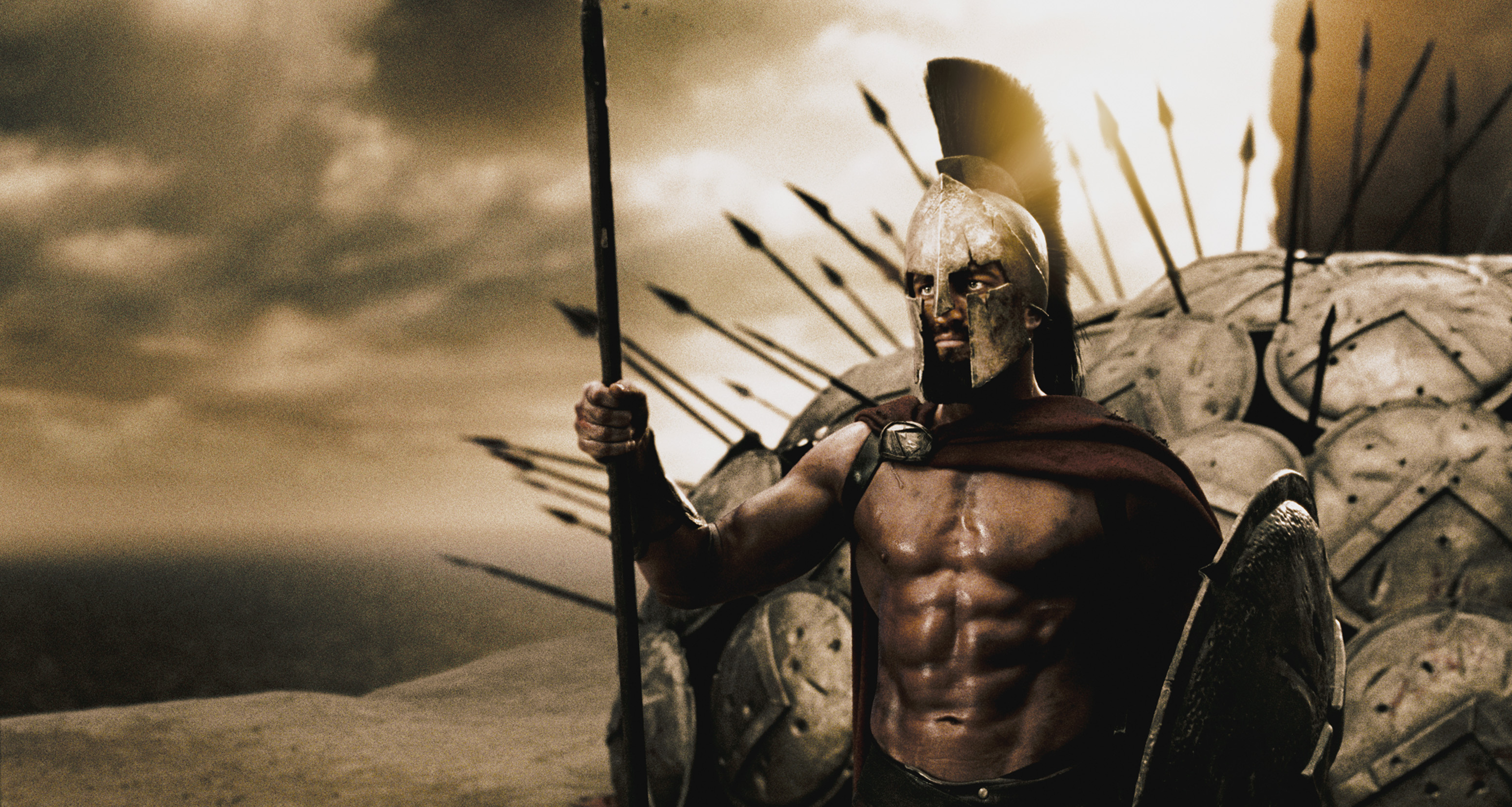 300, Spartan, Gerard Butler, HD wallpaper, 3100x1660 HD Desktop