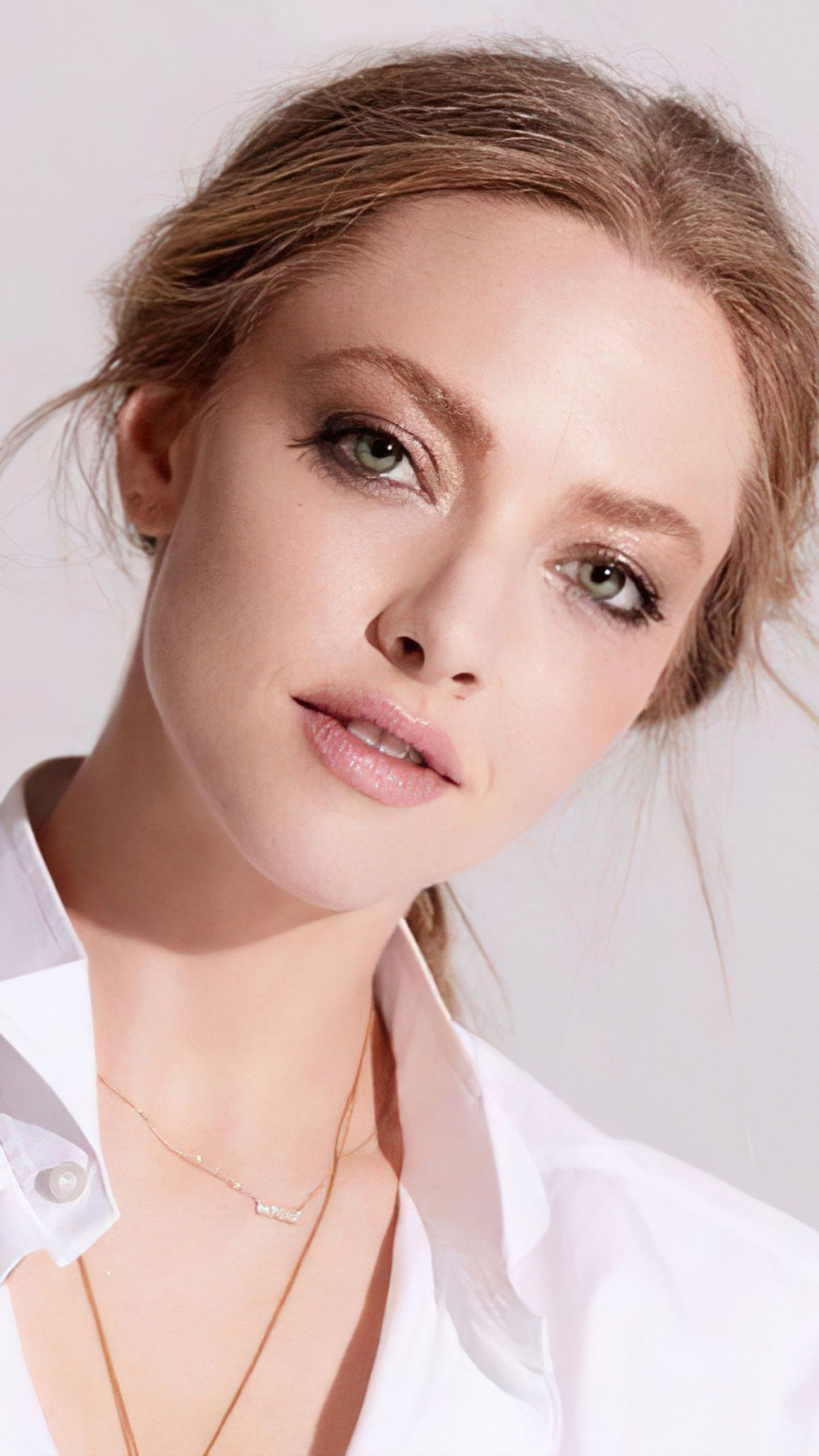 Amanda Seyfried movies, White dress, Ultra HD Mobile wallpaper, Beautiful actresses, 1440x2560 HD Phone