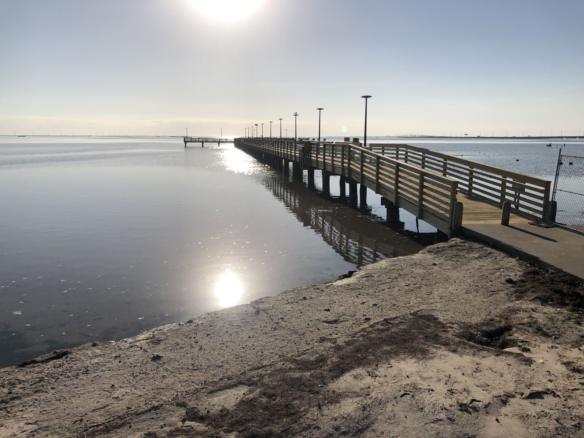 Fishing pier, Corpus Christi Wallpaper, 2050x1540 HD Desktop