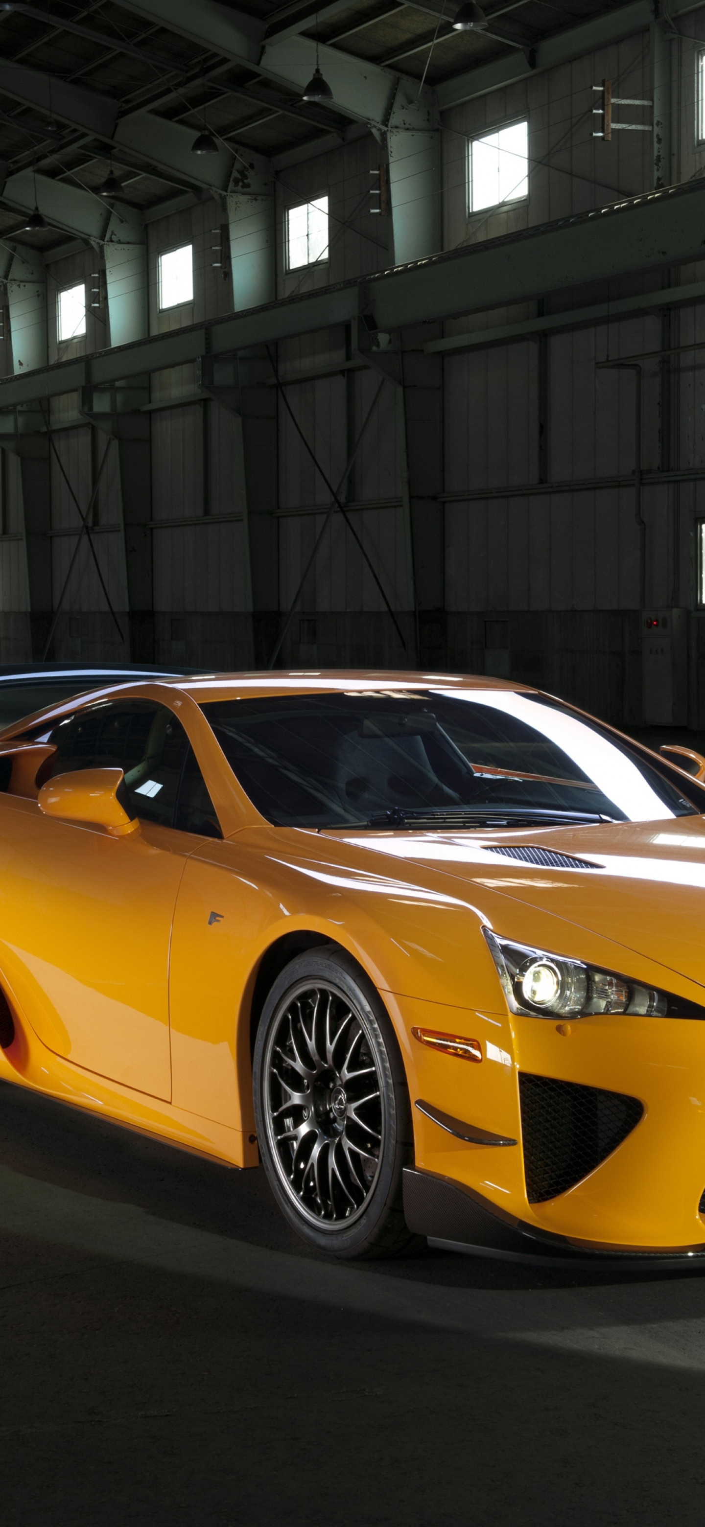 Lexus LFA, Orange sports car, Huawei Mate 20 Pro, LG G7 ThinQ, 1440x3120 HD Phone