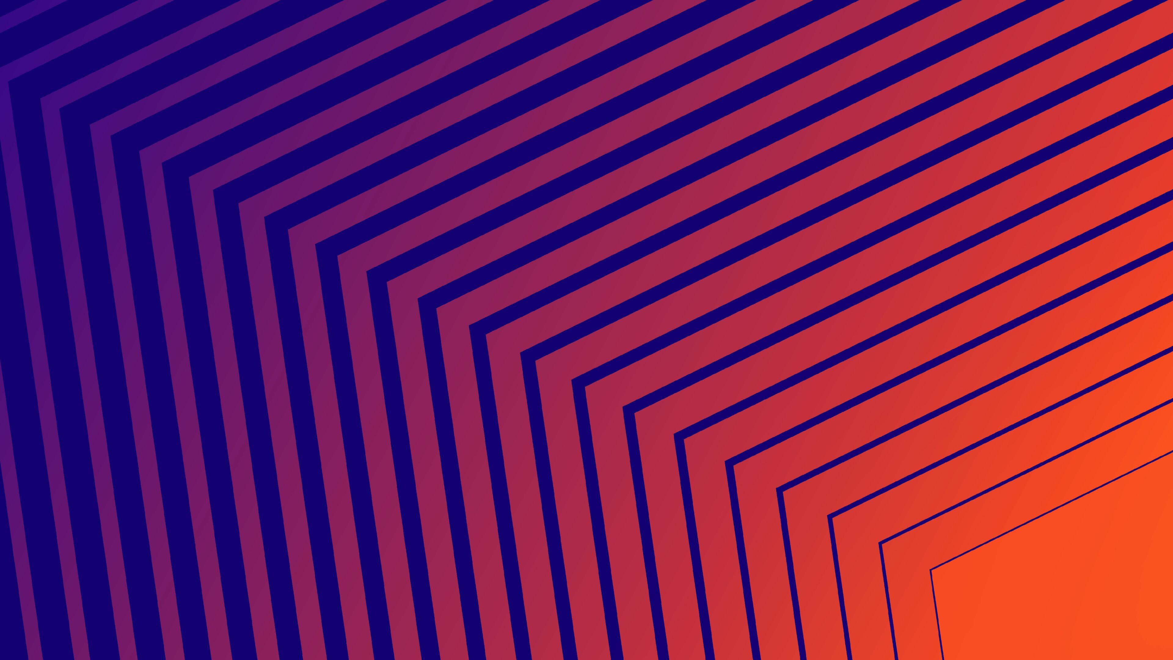 Gradient, Geometric Abstract Wallpaper, 3840x2160 4K Desktop