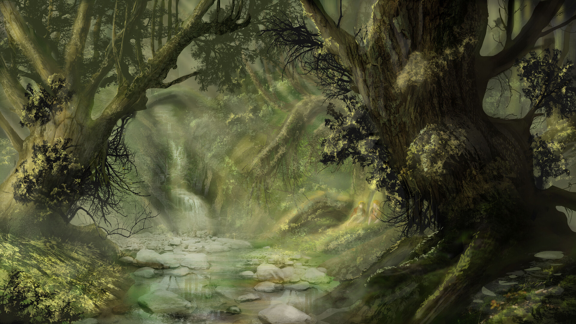 Fangorn, Movies, Artstation, Fangorn Forest, 1920x1080 Full HD Desktop