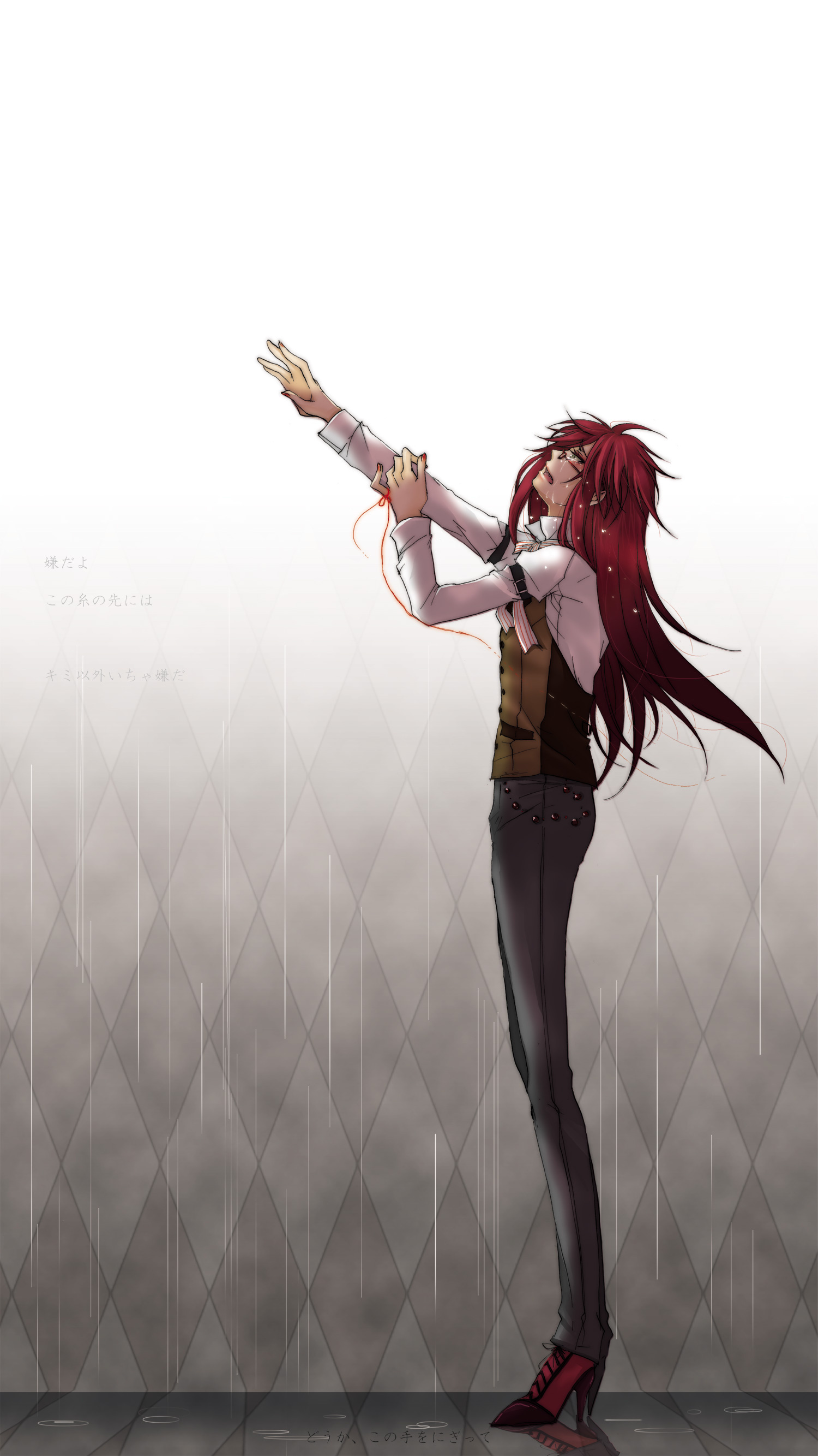 Grell Sutcliff, Anime, Kuroshitsuji, Zerochan, 1500x2670 HD Phone