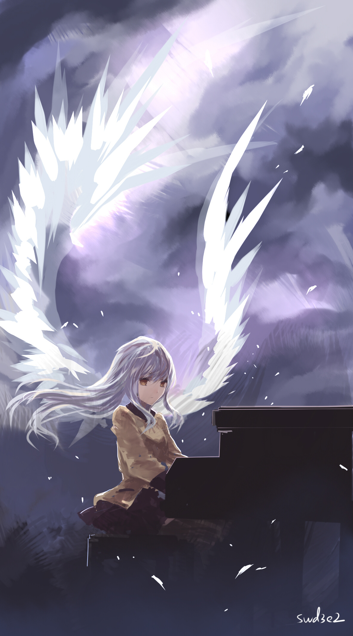 Angel Beats!, Anime, Angel, Manga, 1190x2130 HD Phone