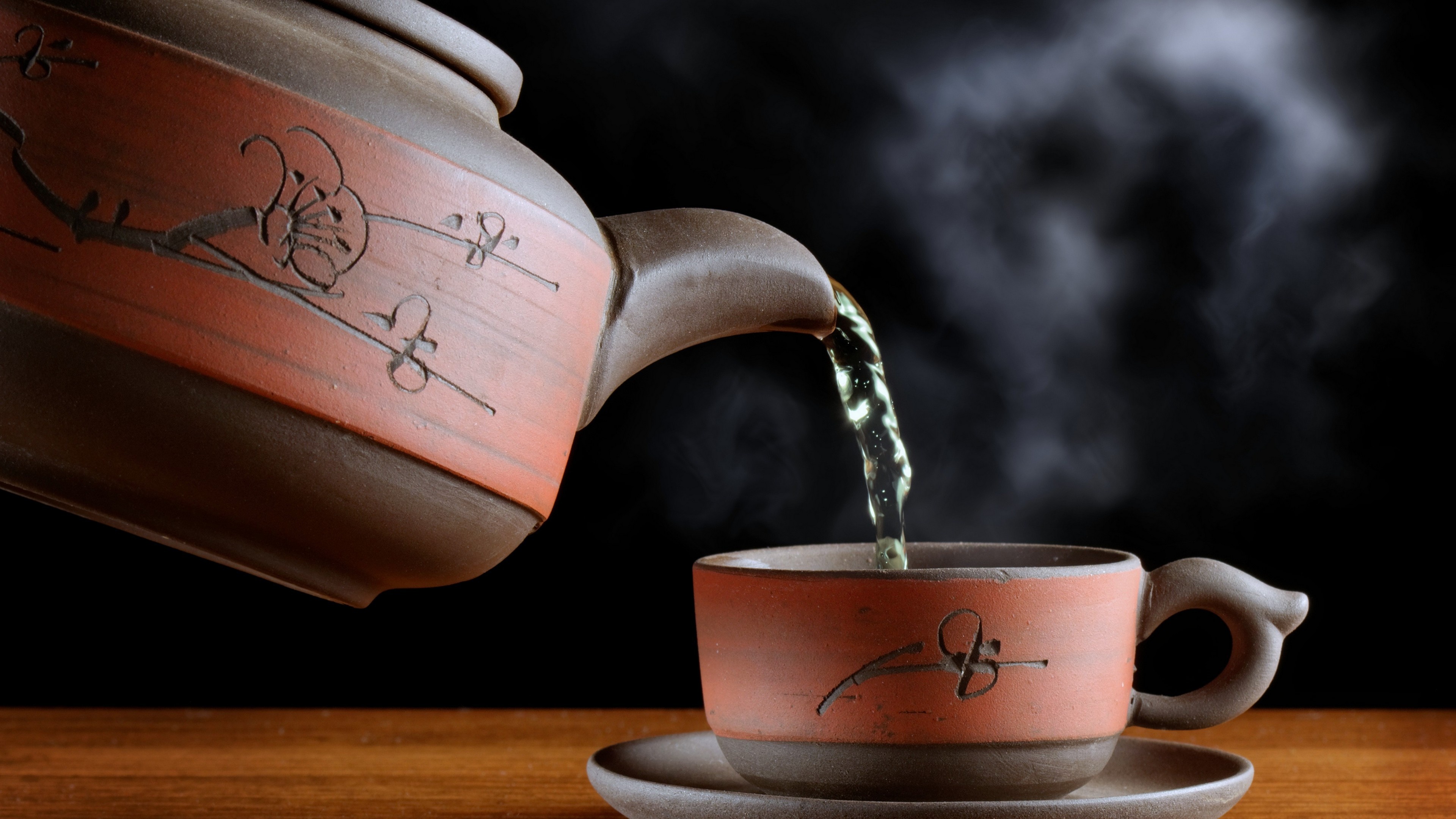 Muster tasse getrnke wallpaper, Tea time photography, Creative concept, Artistic, 3840x2160 4K Desktop