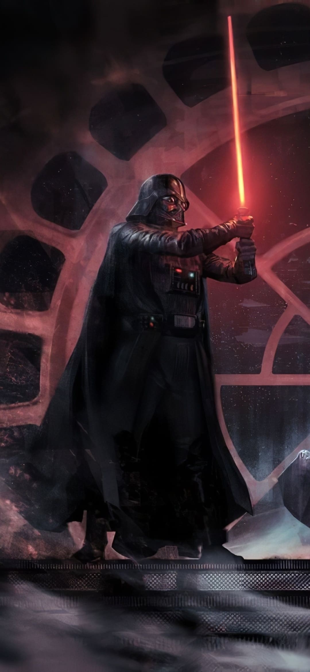 Darth Vader, Top quality wallpaper, Dark side embodiment, Evil mastermind, 1080x2340 HD Phone