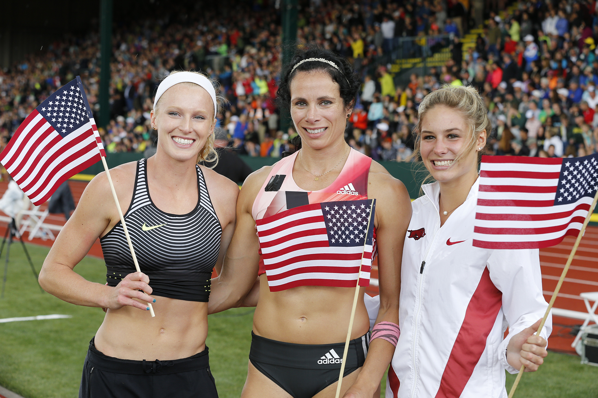 Sandi Morris, Pole vault champion, Arkansas Razorbacks, Second Olympics, 2000x1340 HD Desktop