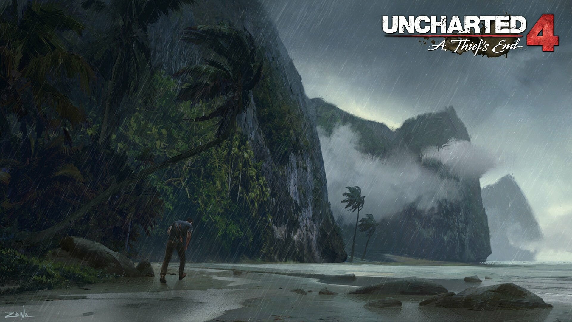 Uncharted 4, PS4 wallpapers, Home screen, Nathan Drake, 1920x1080 Full HD Desktop