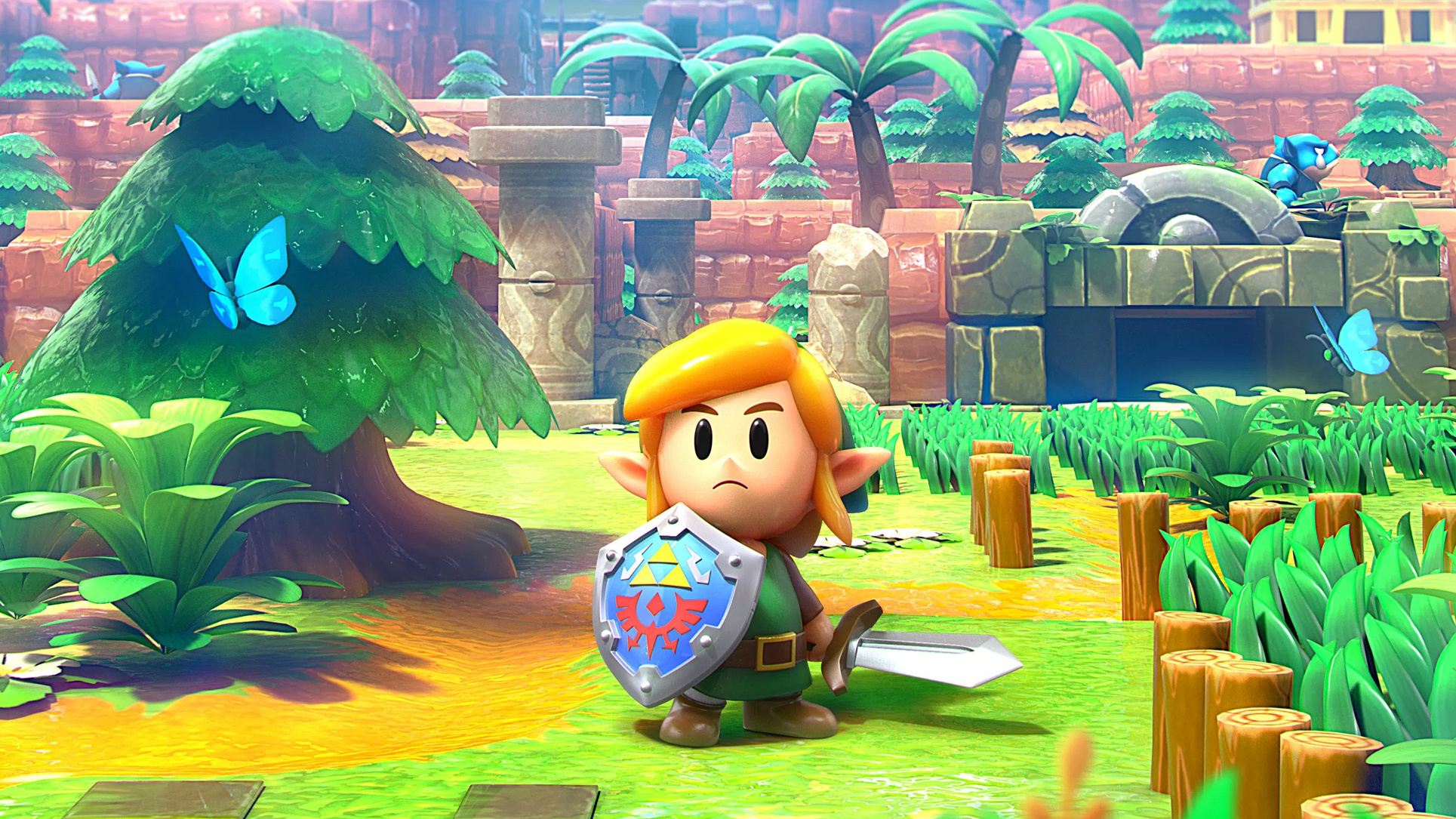 Link's Awakening, Cover Art, Legend of Zelda, Fantasy, Adventure, 1930x1090 HD Desktop