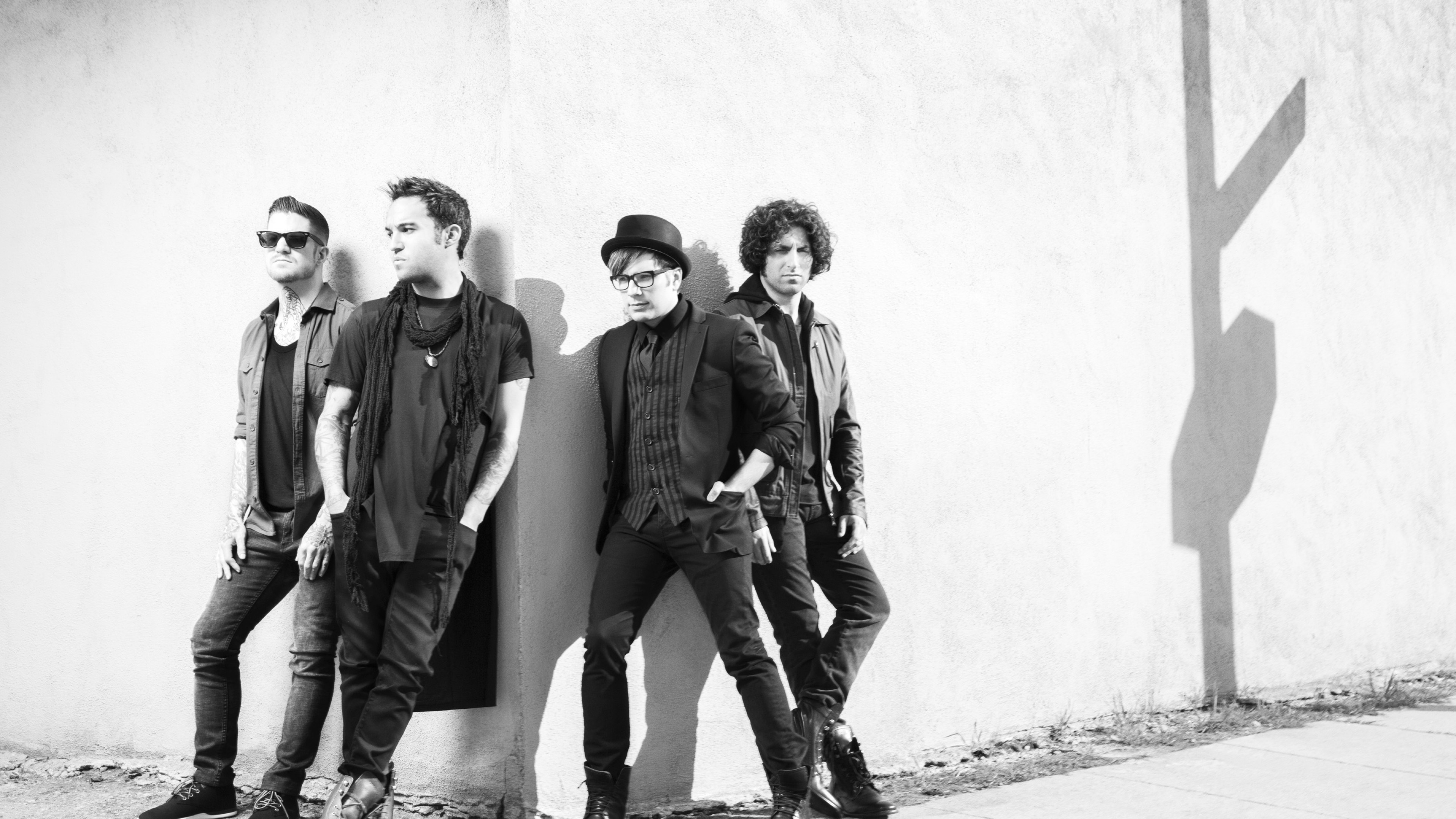 Wallpaper Fall Out Boy, Top music artist and bands, Patrick Stump, Peter Wentz, Joseph Mark Trohman, Andrew John Hurley, Celebrities #4900 3840x2160