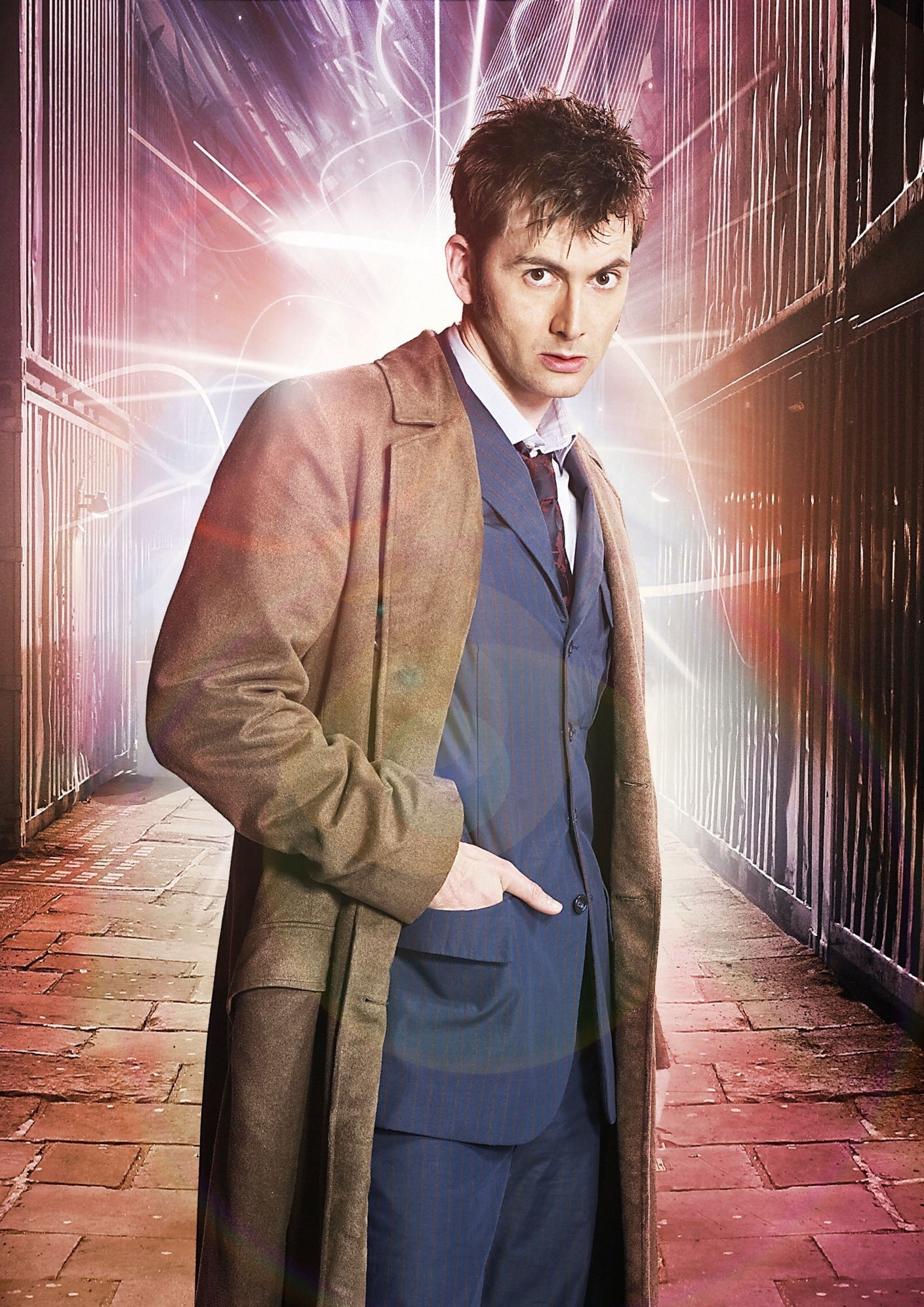 David Tennant, Doctor Who photos, Tennant's publicity shots, Ninth Doctor, 1410x2000 HD Phone