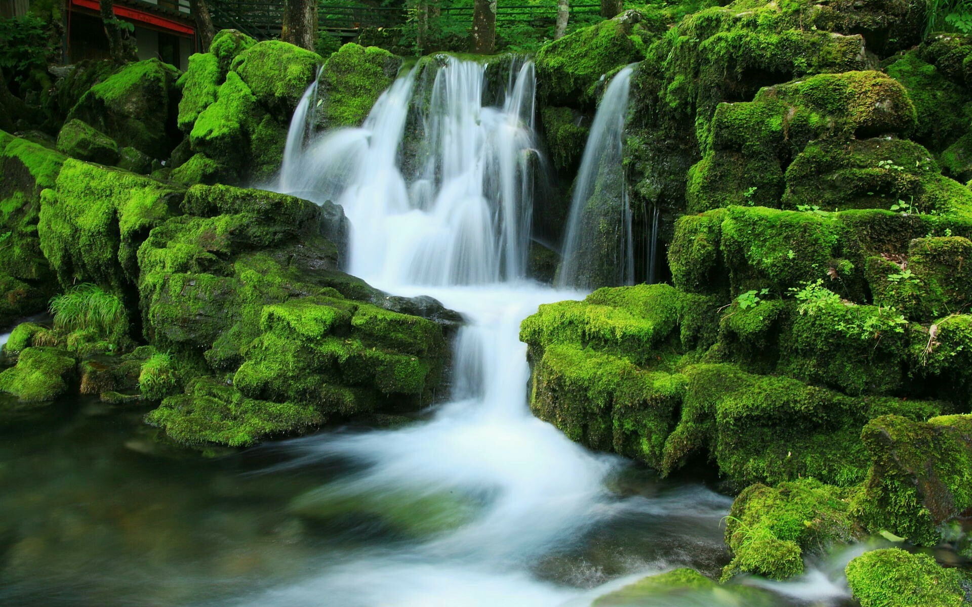 Powerful waterfall image, Nature's force, Imposing beauty, Majestic display, 1920x1200 HD Desktop