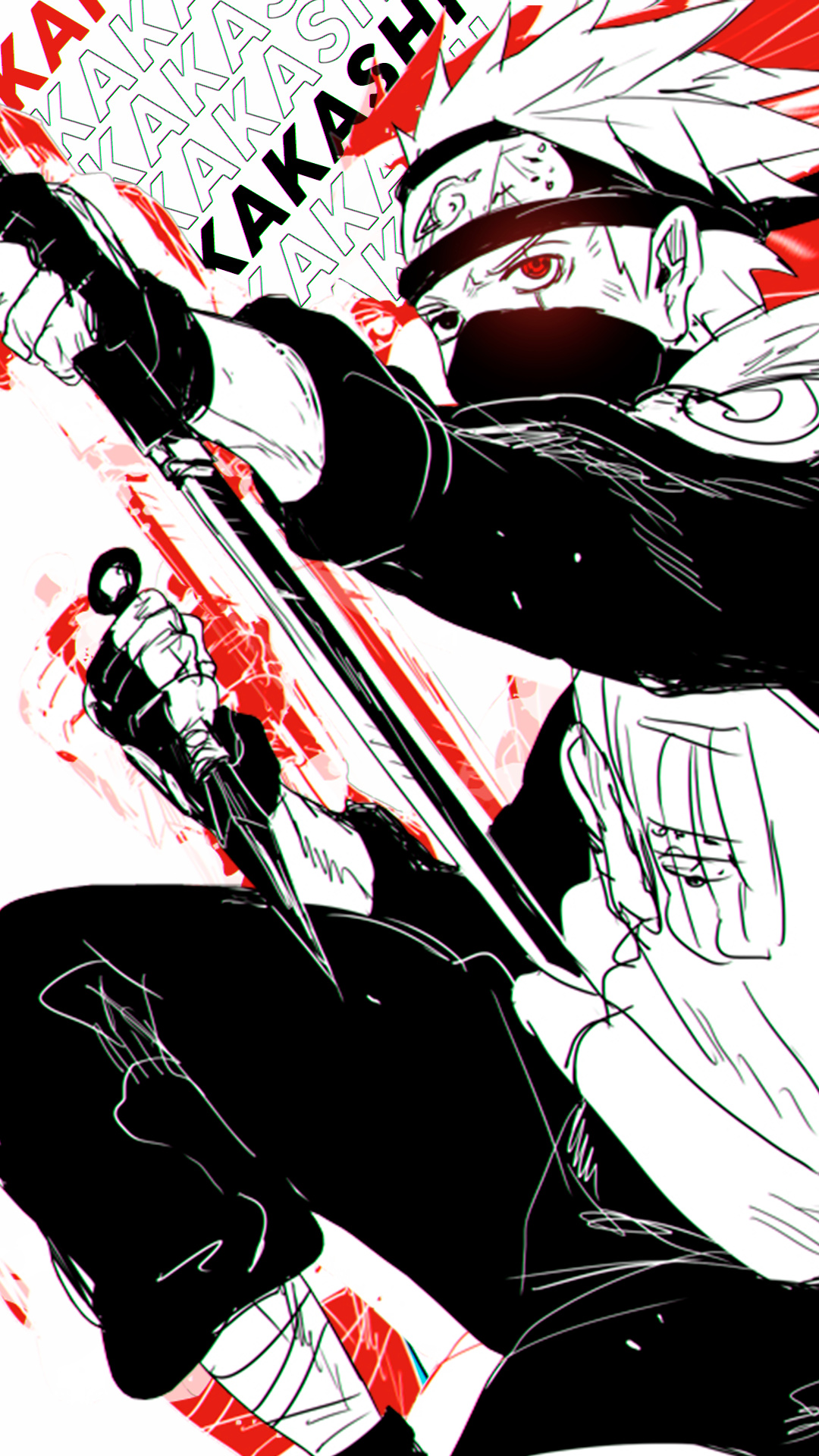Hatake Kakashi, Hokage warrior, Anime wallpaper, High resolution, 1080x1920 Full HD Phone