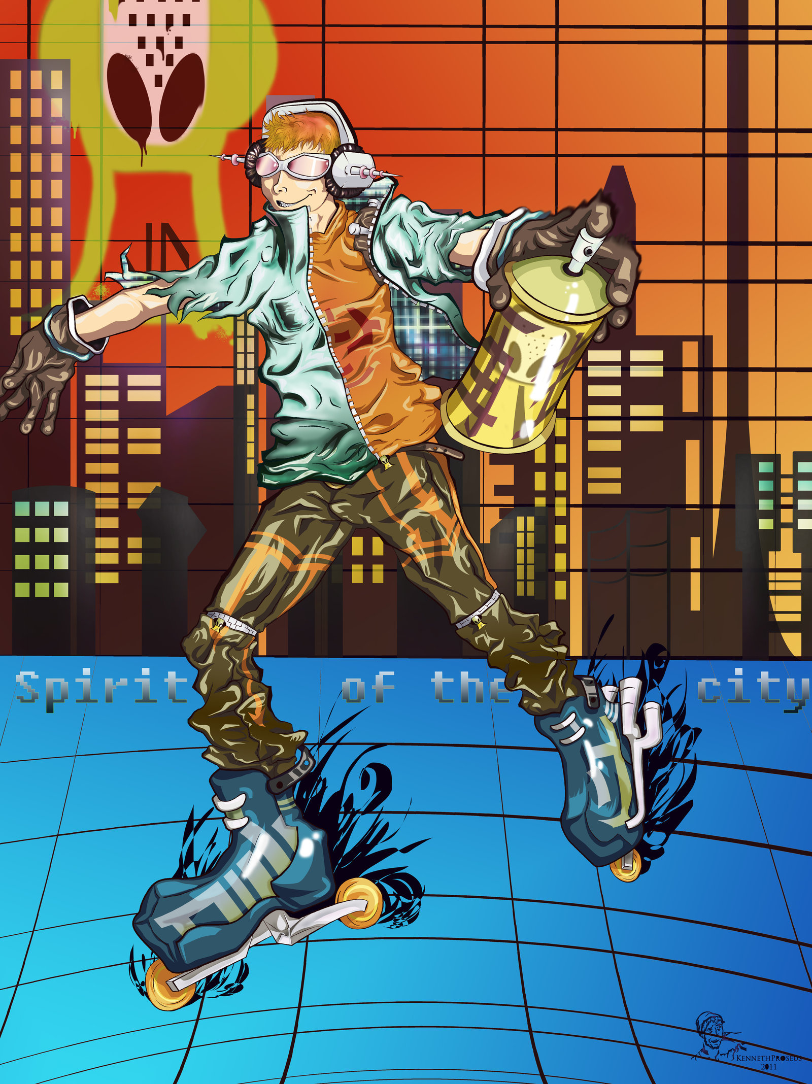Jet Set Radio Future, Wallpaper, Game, 1600x2140 HD Phone