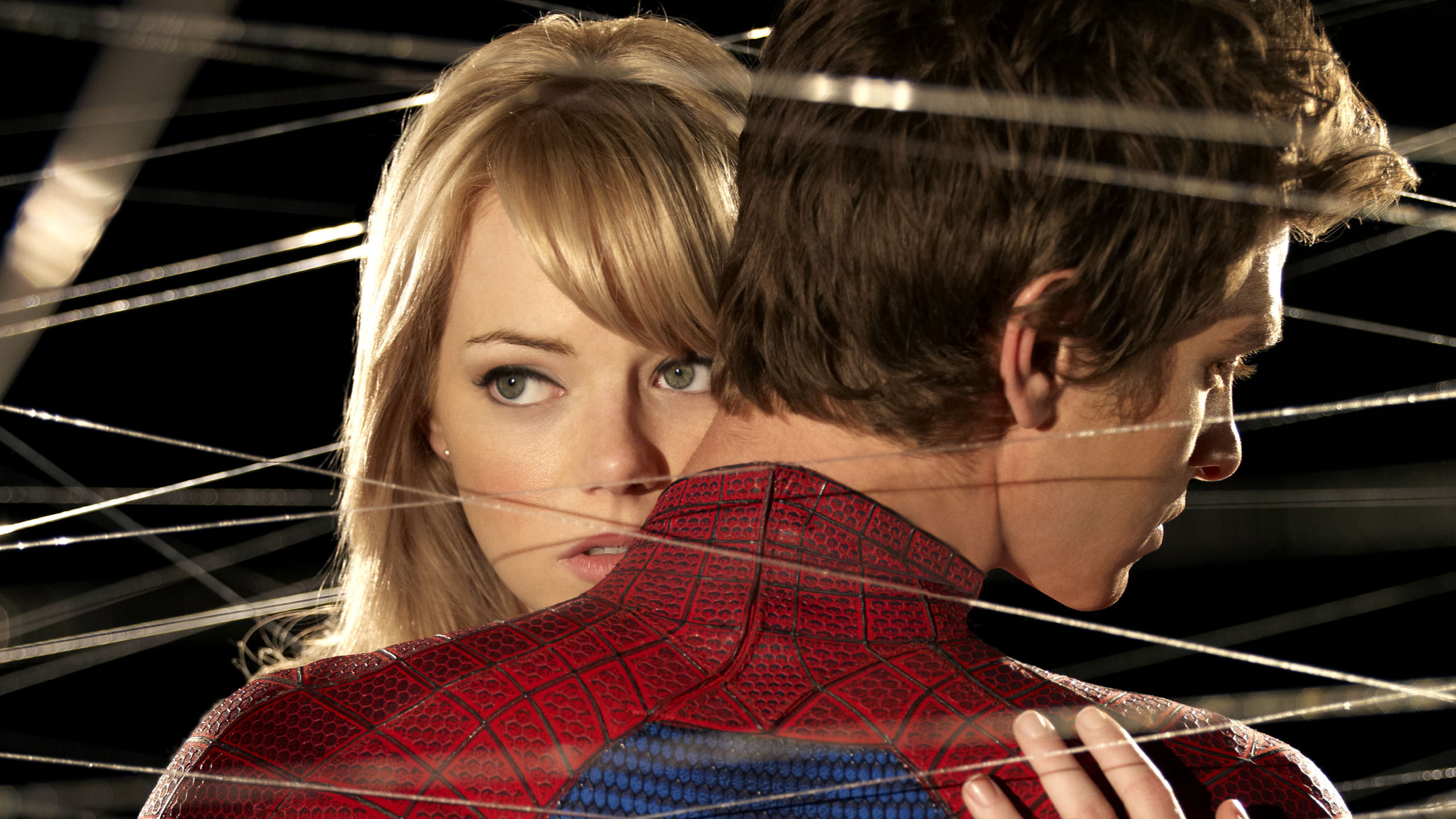 Andrew Garfield, Emma Stone, HD Wallpaper, Background image, 2560x1440 HD Desktop