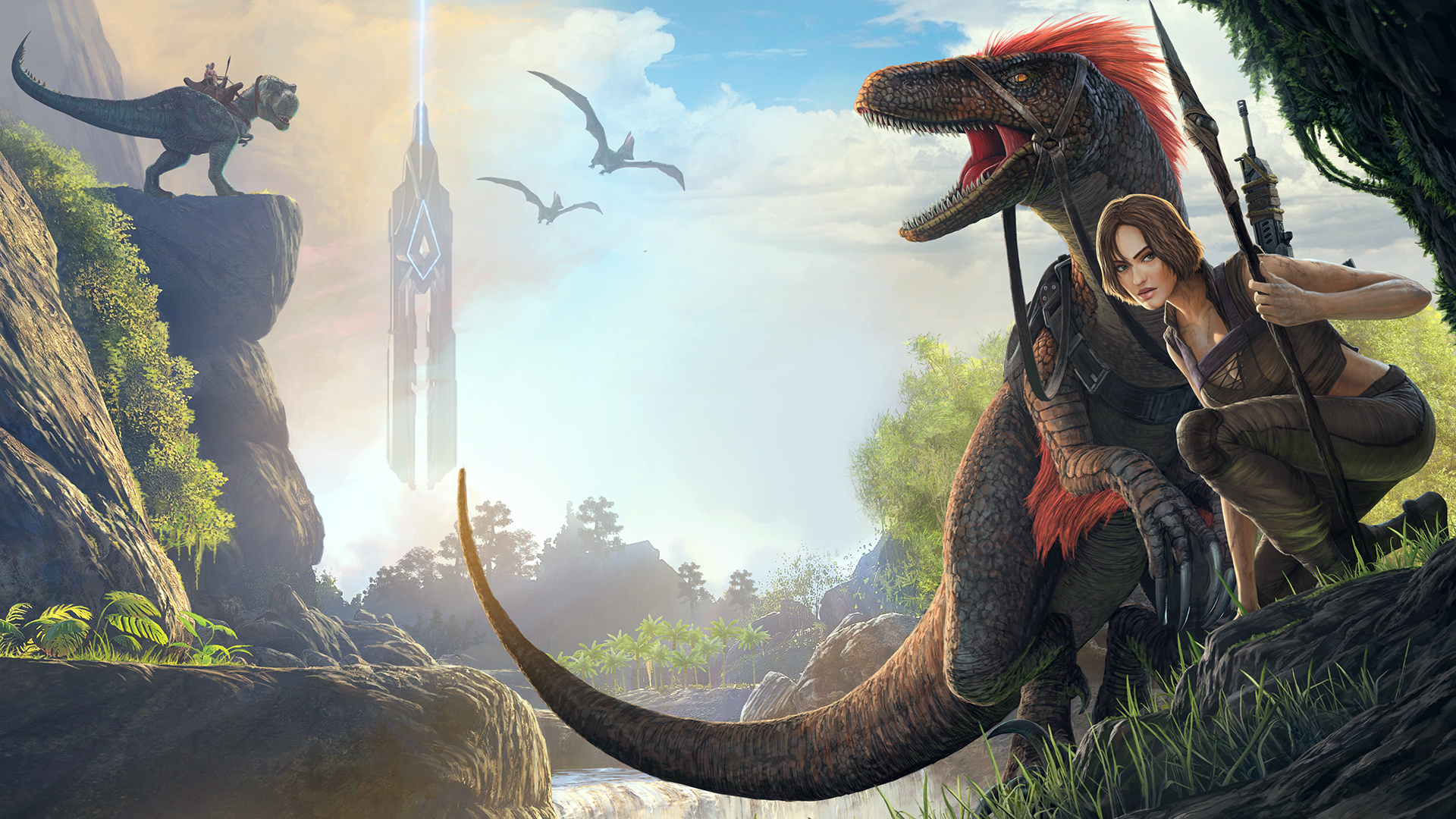 ARK Survival Evolved, HD wallpapers, Thrilling gameplay, Ancient environments, 1920x1080 Full HD Desktop