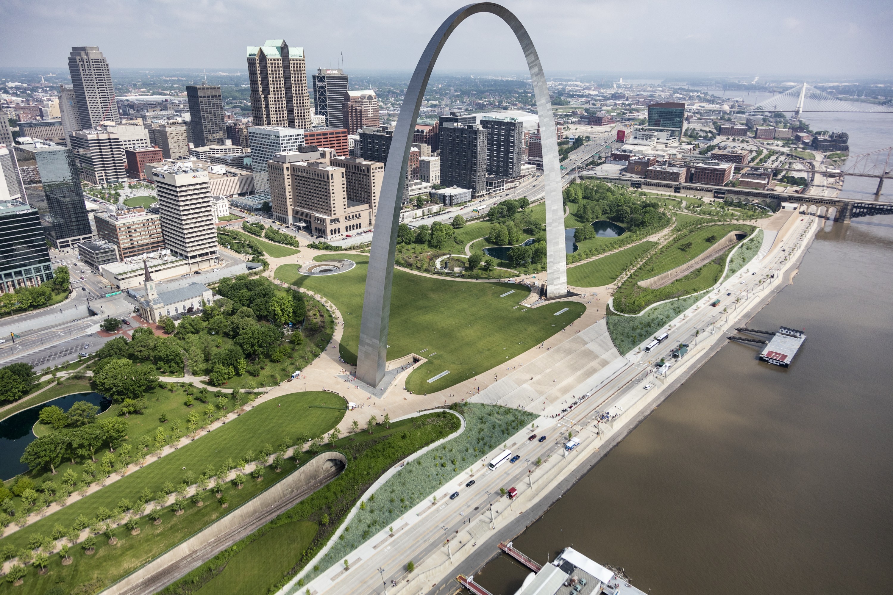 Gateway Arch museum, Cooper Robertson, Archello, 3000x2000 HD Desktop