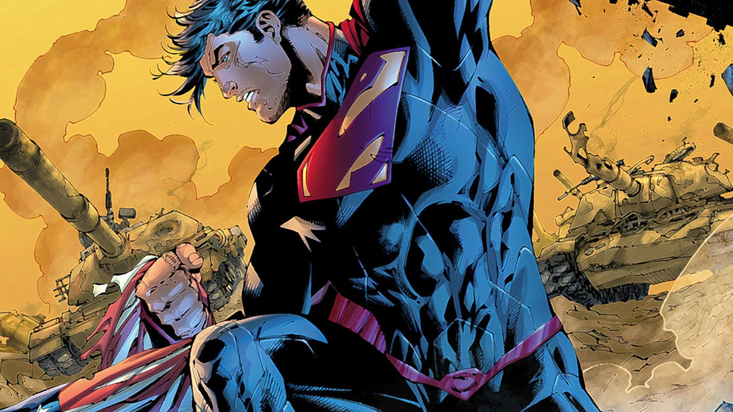 Superman, Jim Lee, Comics, Top New 52, 2560x1440 HD Desktop