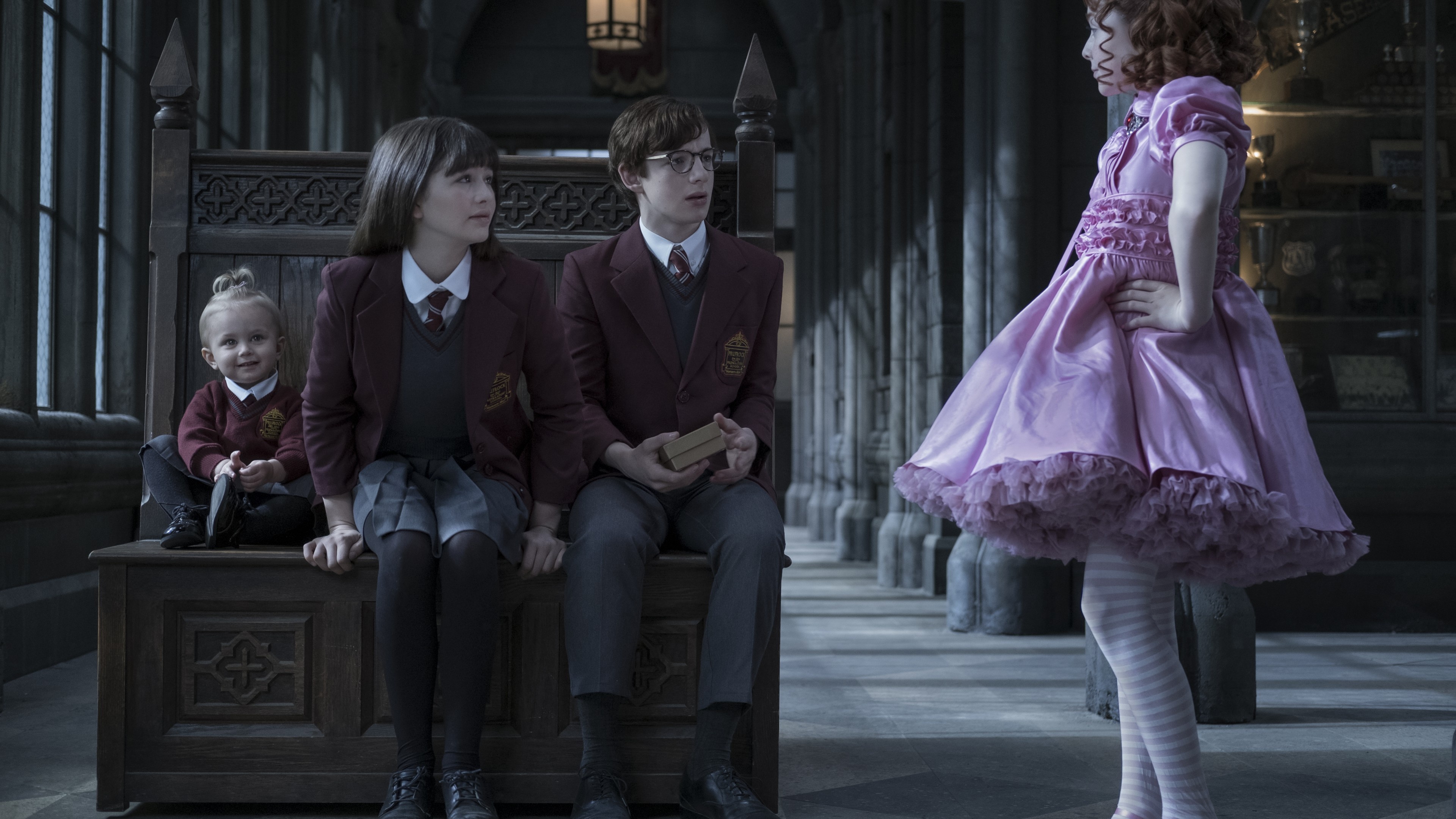 A Series of Unfortunate Events, Season 1 wallpaper, Malina Weissman, Louis Hynes, 3840x2160 4K Desktop