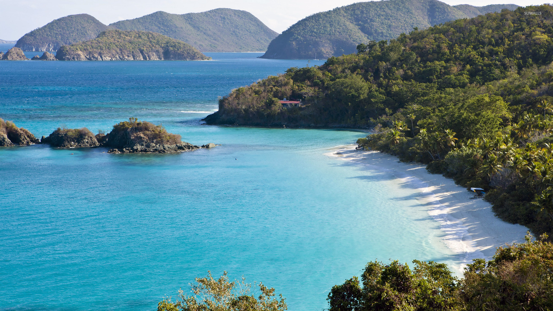 41 st john USVI, Great Barrier Reef, wallpaper, 1920x1080 Full HD Desktop