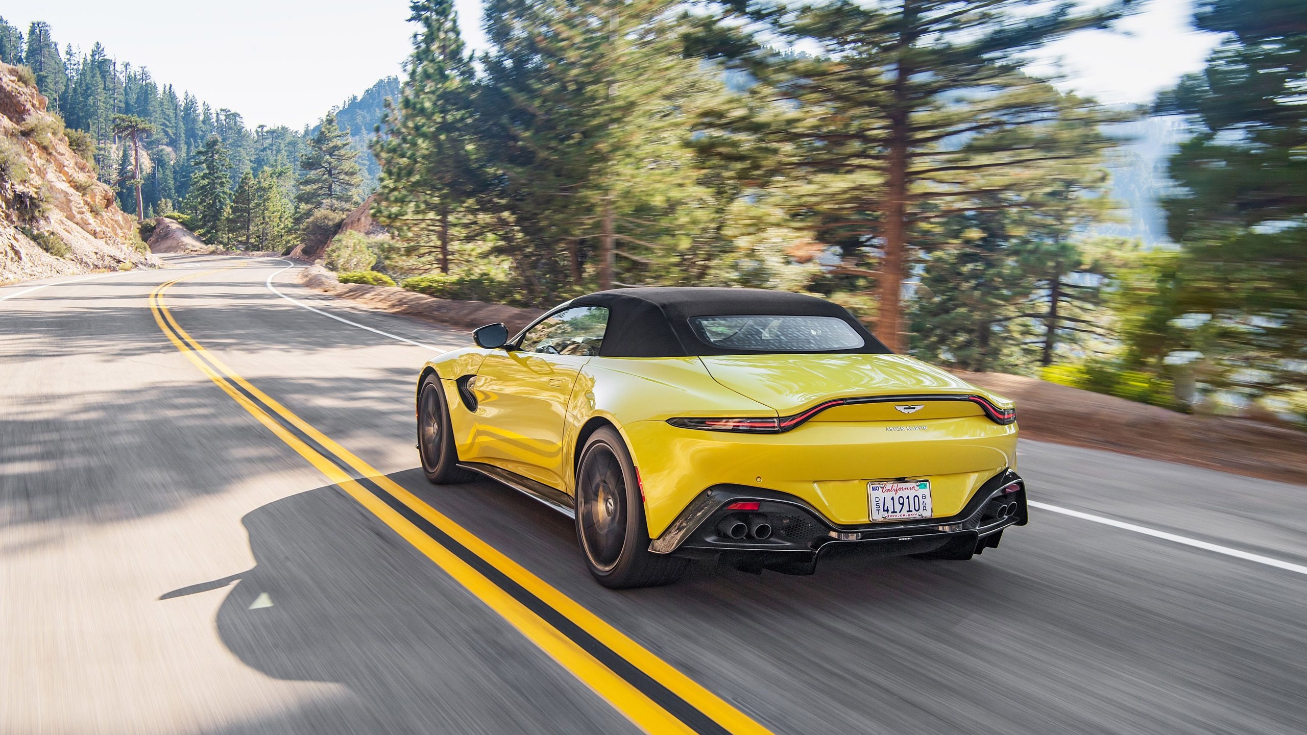 Aston Martin Vantage, Convertible luxury, Unmatched elegance, Open-air exhilaration, 2560x1440 HD Desktop