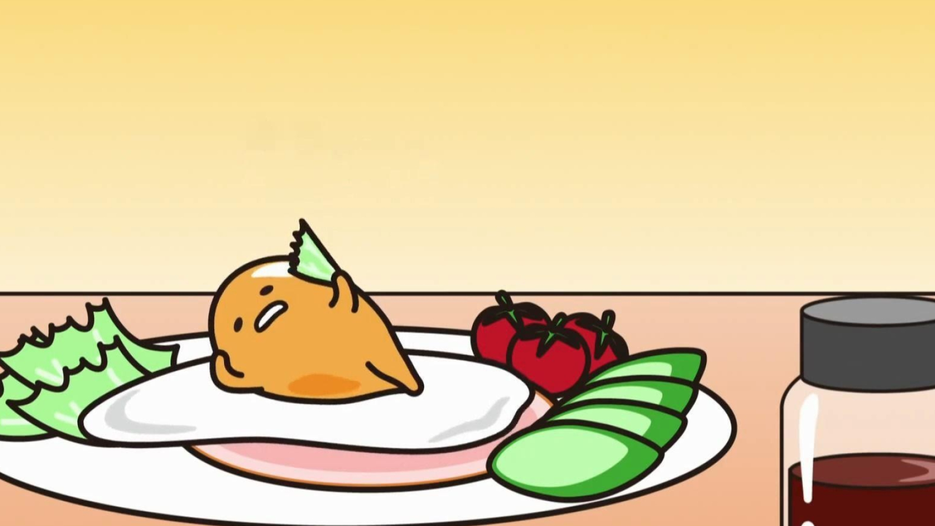 Plate, Gudetama Wallpaper, 1920x1080 Full HD Desktop