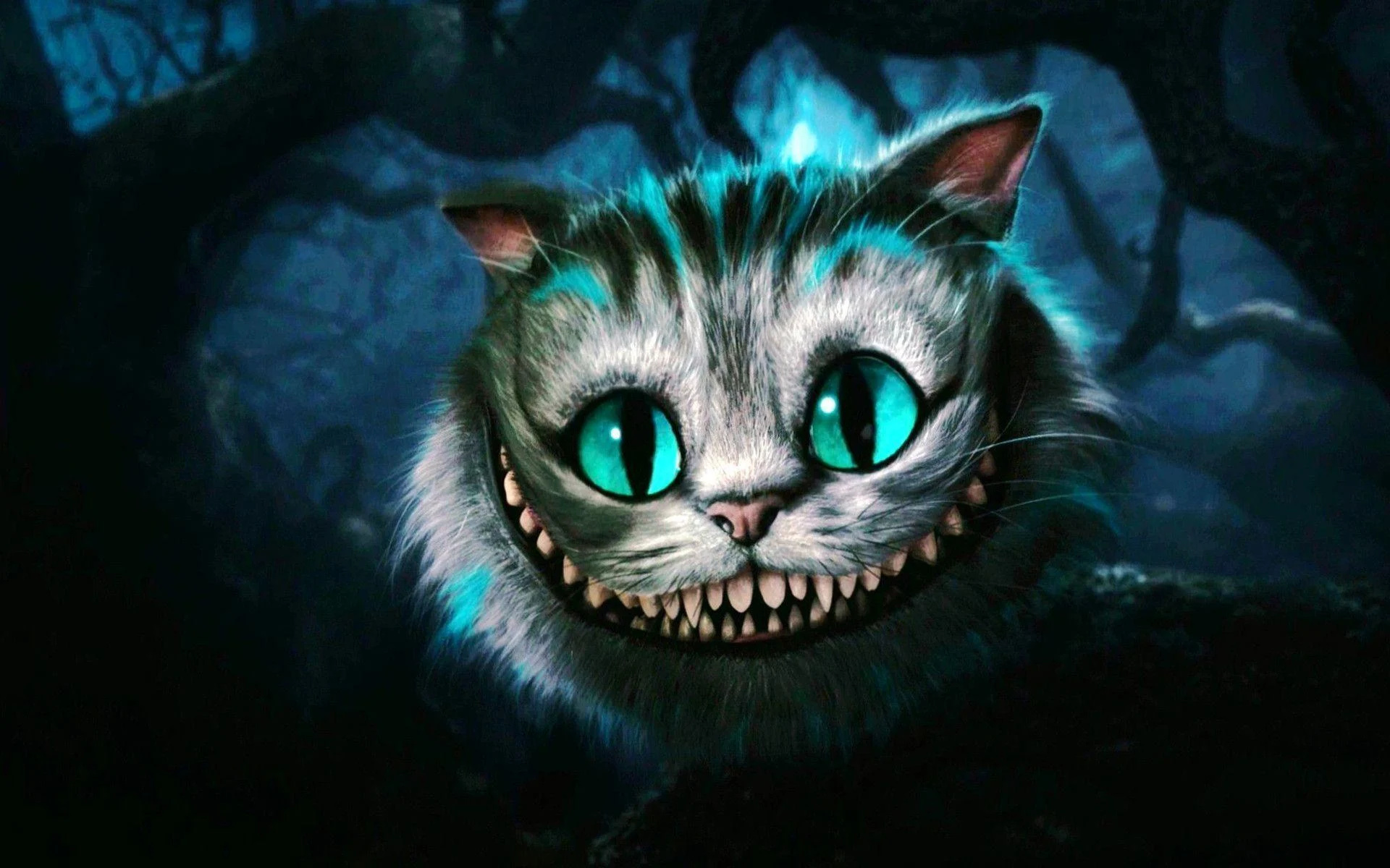 Cheshire Cat wallpapers, Artistic backgrounds, Wonderland magic, Mesmerizing visuals, 1920x1200 HD Desktop