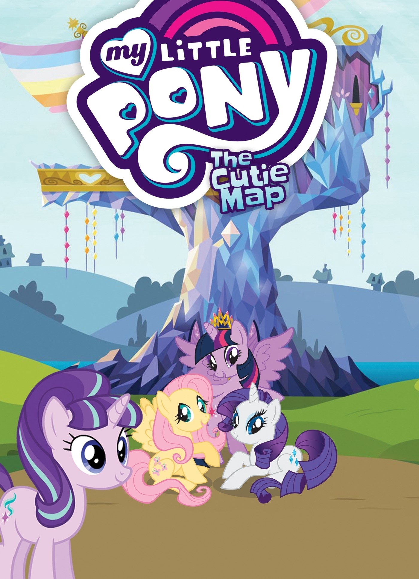 My Little Pony The Cutie Map, Starlight Glimmer, Princess Twilight Sparkle, Fluttershy and Rarity, Castle of Friendship, HD Phone wallpaper