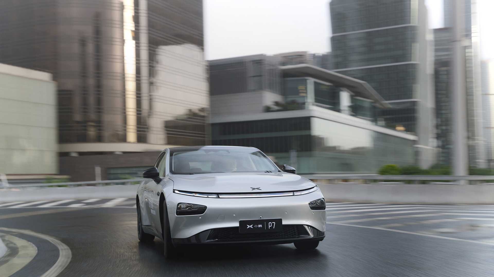 City ​​Road, XPeng P7 Sedan Wallpaper, 1920x1080 Full HD Desktop