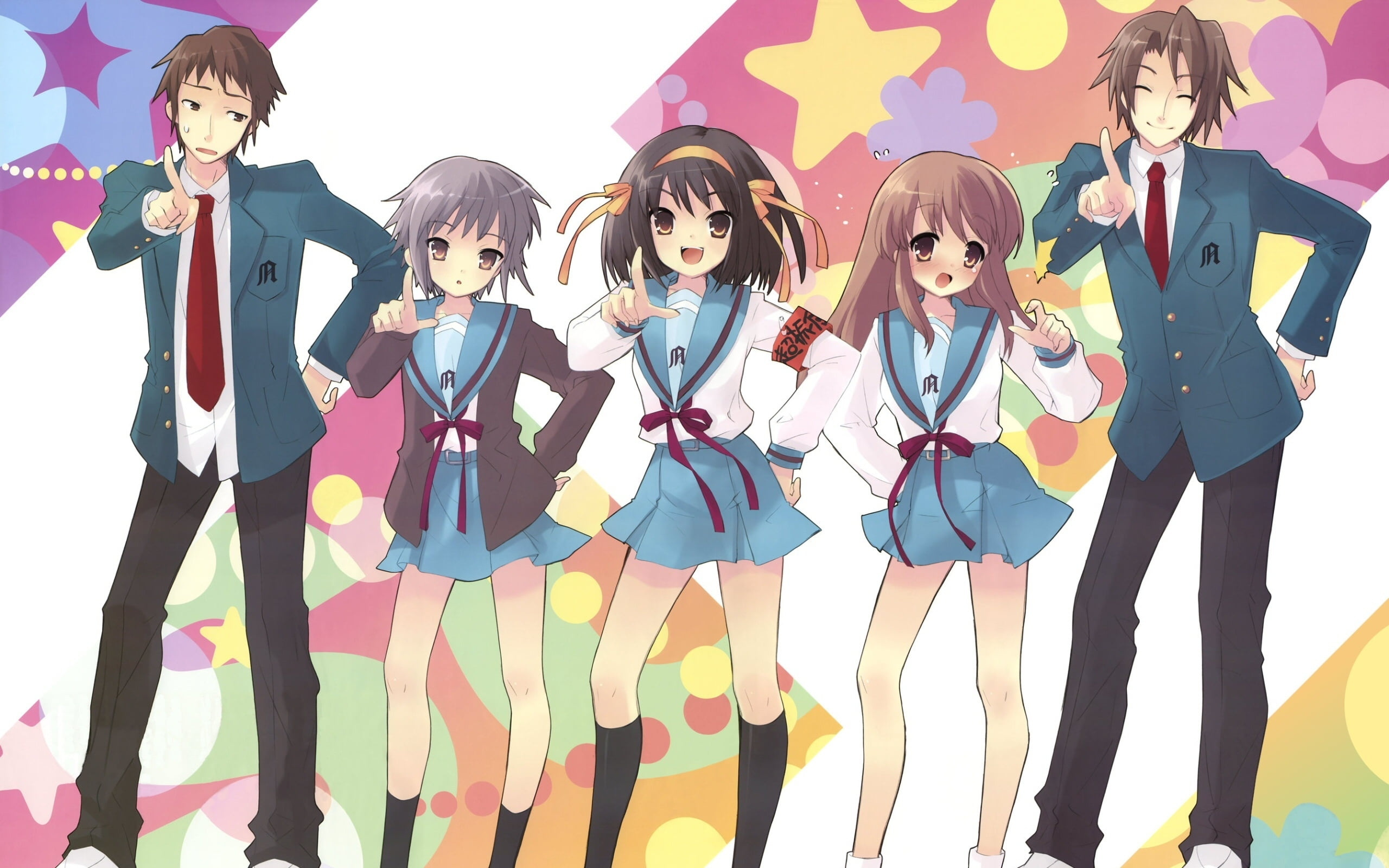 The Melancholy of Haruhi Suzumiya, HD wallpaper, 2560x1600 HD Desktop