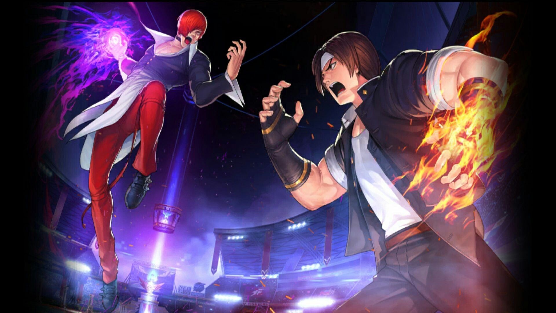 Iori Yagam vs Kyo Kusanagi, Iori Yagami Wallpaper, 1920x1080 Full HD Desktop