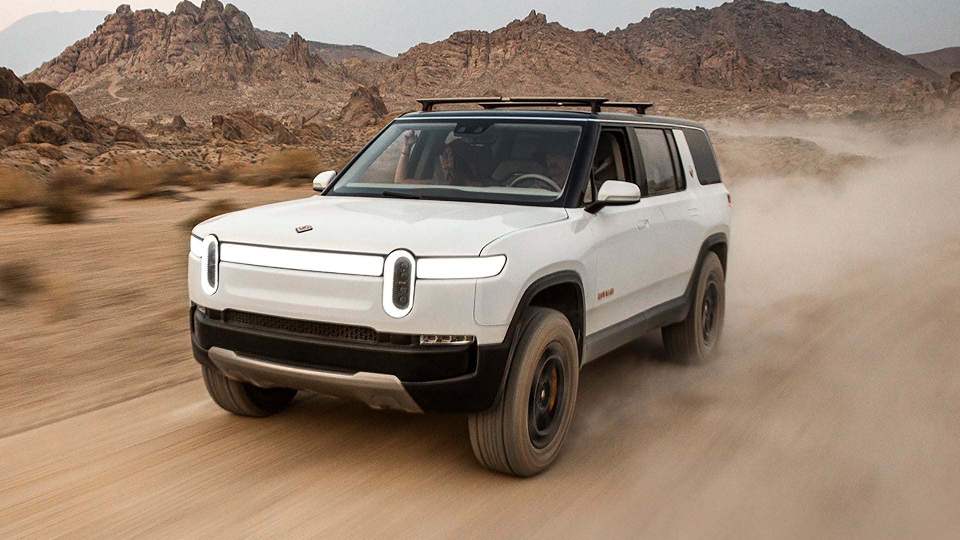 Desert, Rivian Automotive Wallpaper, 1920x1080 Full HD Desktop