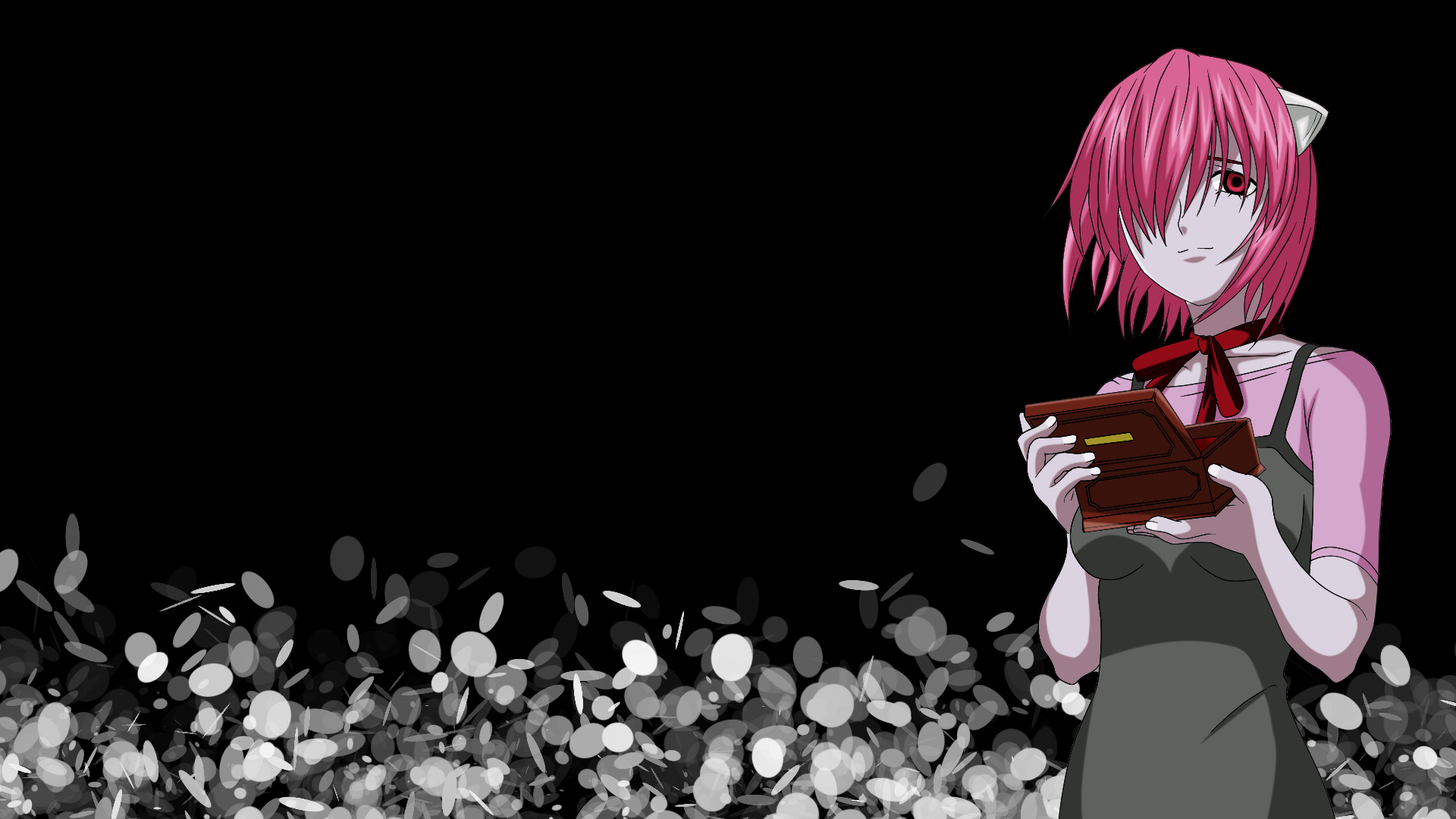 Lucy from Elfen Lied, Free download wallpapers for desktop, mobile, tablet, 1920x1080 Full HD Desktop