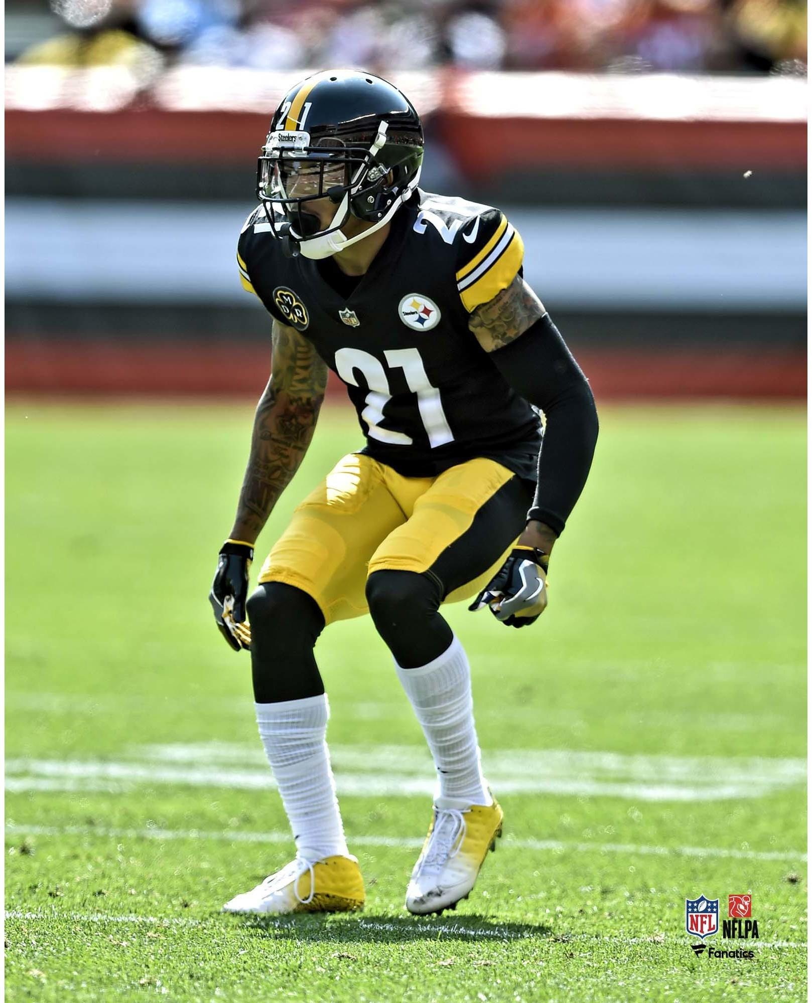 Joe Haden, Pittsburgh Steelers, Unsigned action photograph, Player showcase, 1620x2000 HD Phone