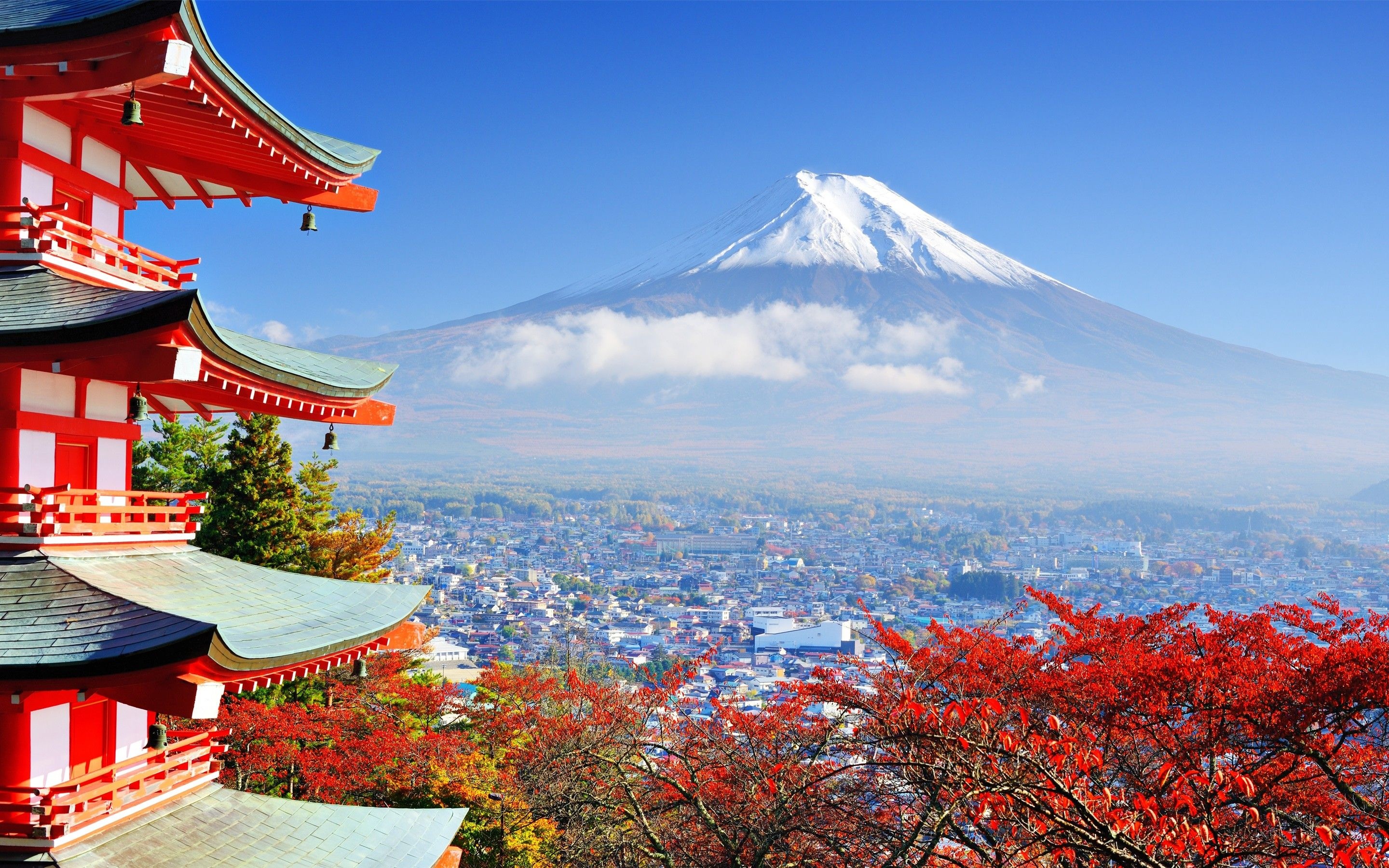 Mount Fuji, Japan, Wallpapers, Backgrounds, 2880x1800 HD Desktop